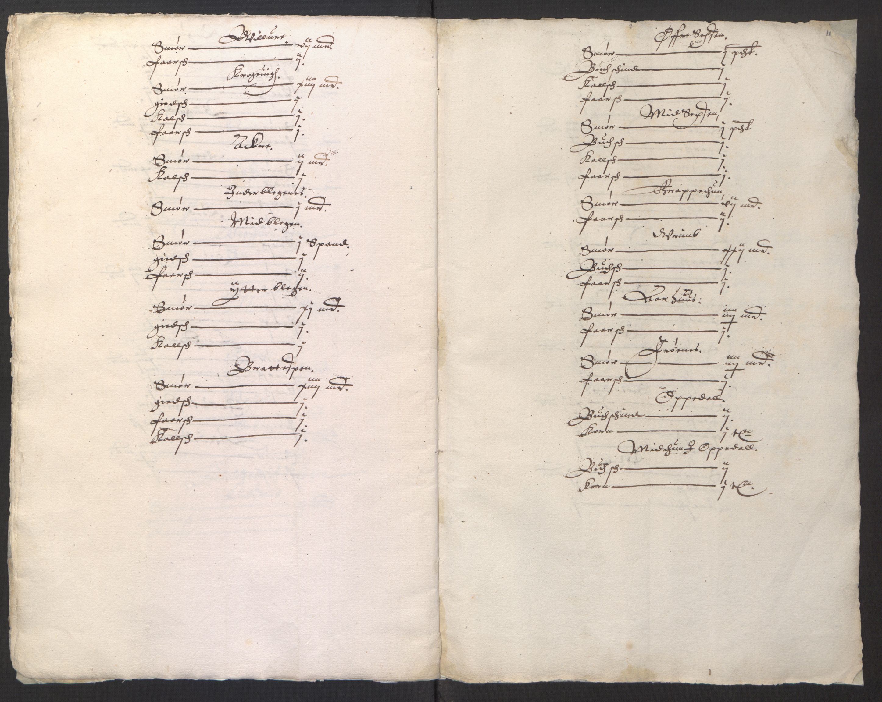 Stattholderembetet 1572-1771, AV/RA-EA-2870/Ek/L0003/0001: Jordebøker til utlikning av garnisonsskatt 1624-1626: / Jordebøker for Bergenhus len, 1624-1625, p. 67