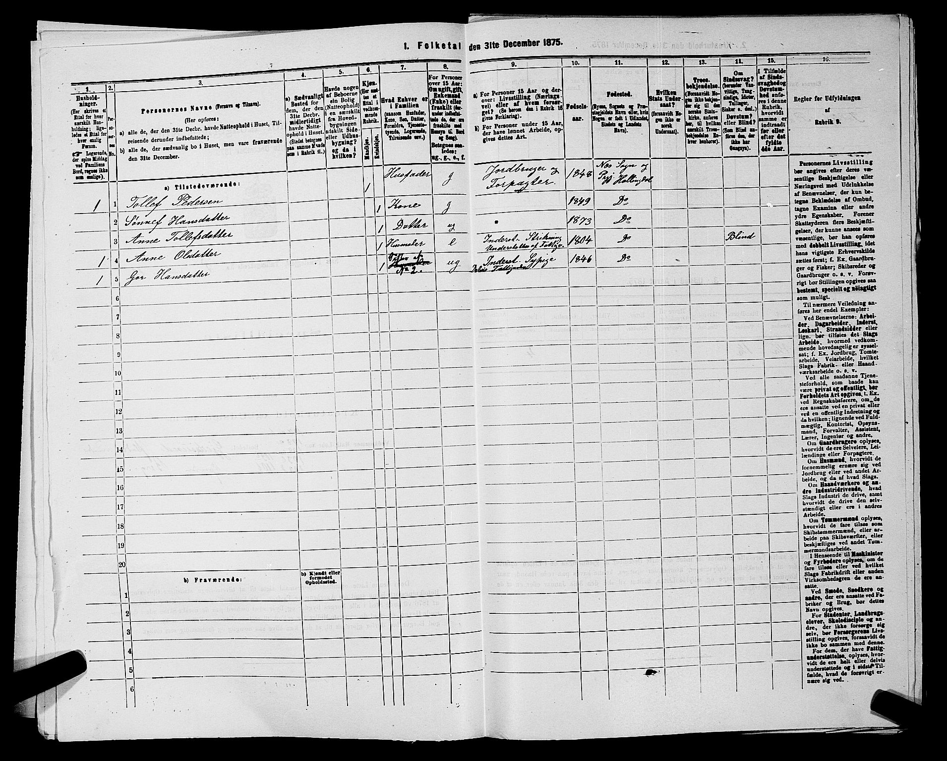 SAKO, 1875 census for 0616P Nes, 1875, p. 859