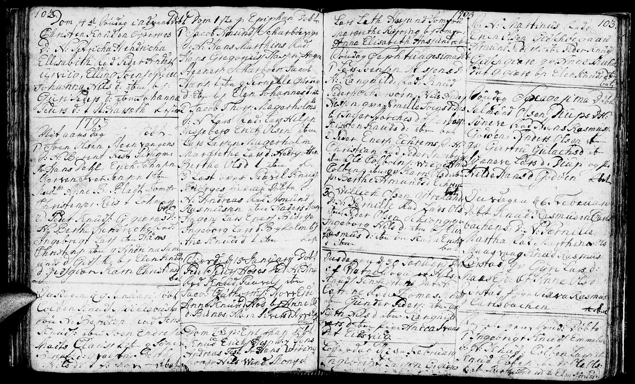 Ministerialprotokoller, klokkerbøker og fødselsregistre - Møre og Romsdal, SAT/A-1454/528/L0421: Parish register (copy) no. 528C02, 1785-1800, p. 102-103