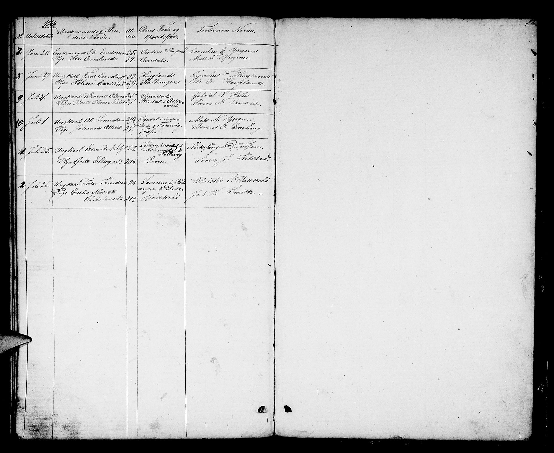 Fjaler sokneprestembete, AV/SAB-A-79801/H/Hab/Haba/L0002: Parish register (copy) no. A 2, 1846-1864, p. 92