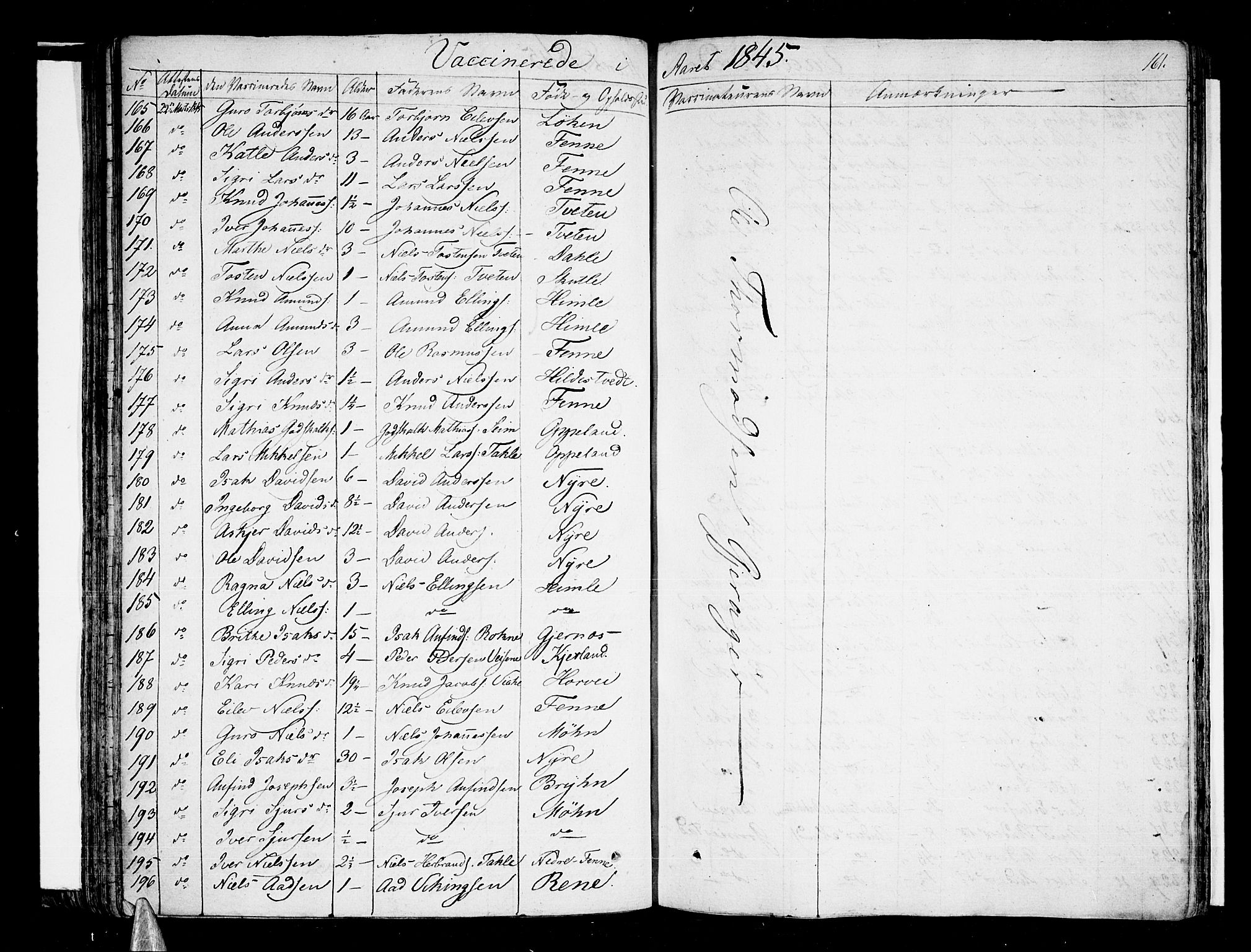 Voss sokneprestembete, AV/SAB-A-79001/H/Haa: Parish register (official) no. A 12, 1823-1837, p. 161