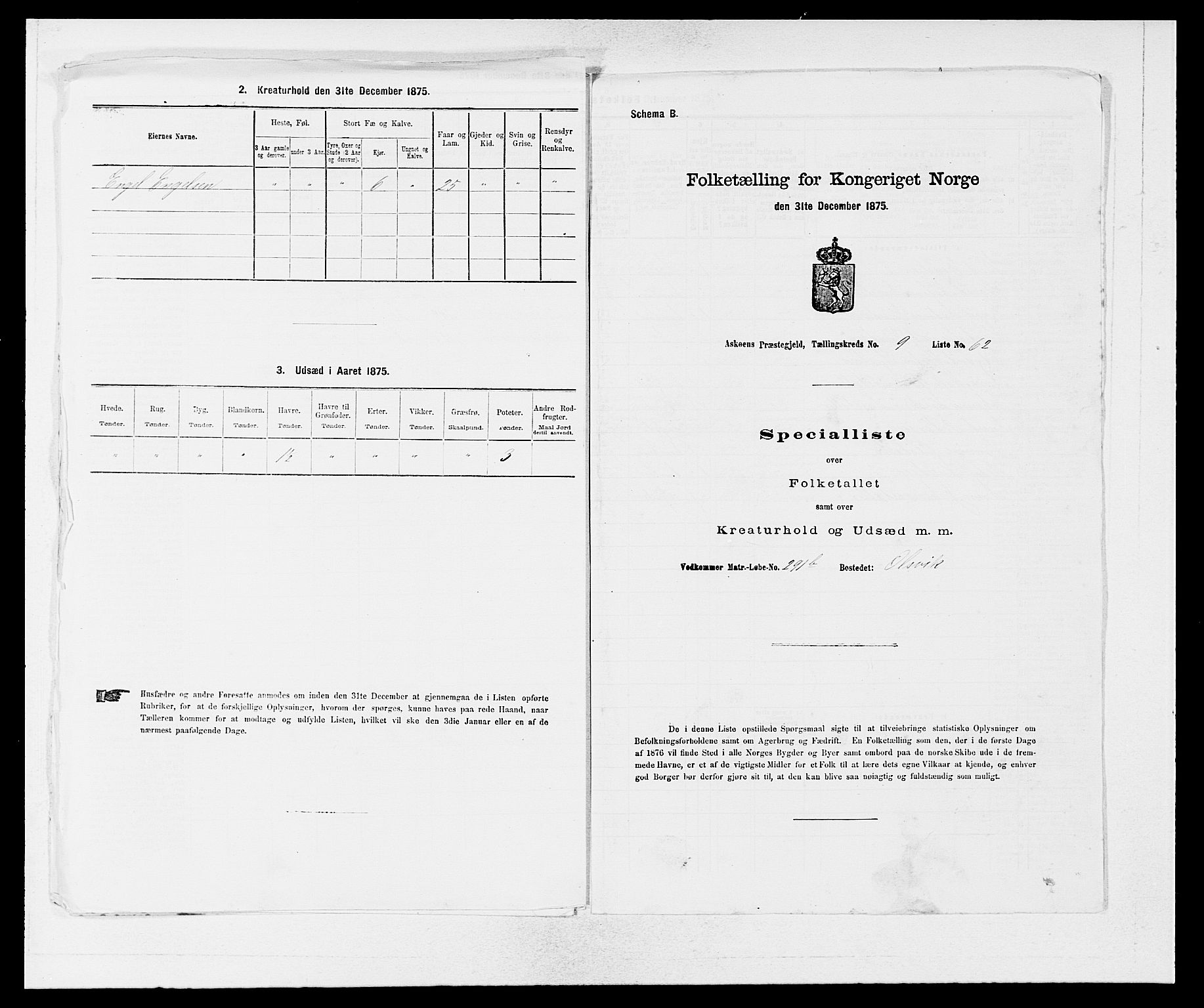 SAB, 1875 census for 1247P Askøy, 1875, p. 1390