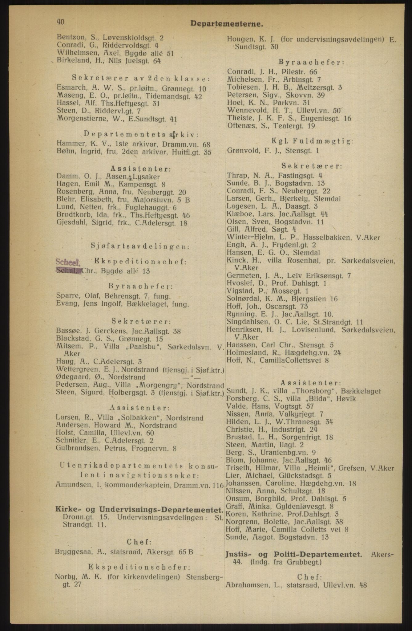 Kristiania/Oslo adressebok, PUBL/-, 1914, p. 40