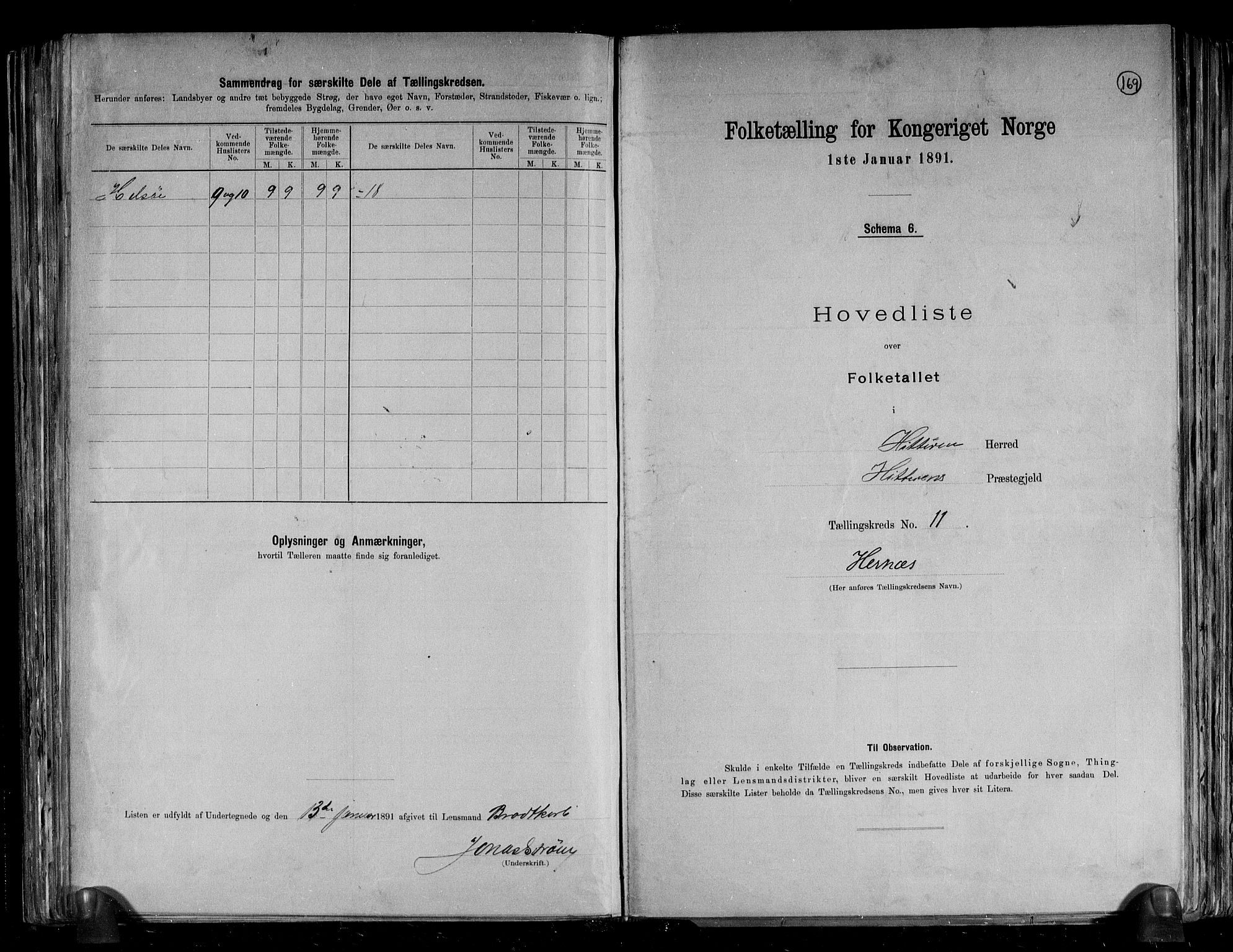 RA, 1891 census for 1617 Hitra, 1891, p. 26