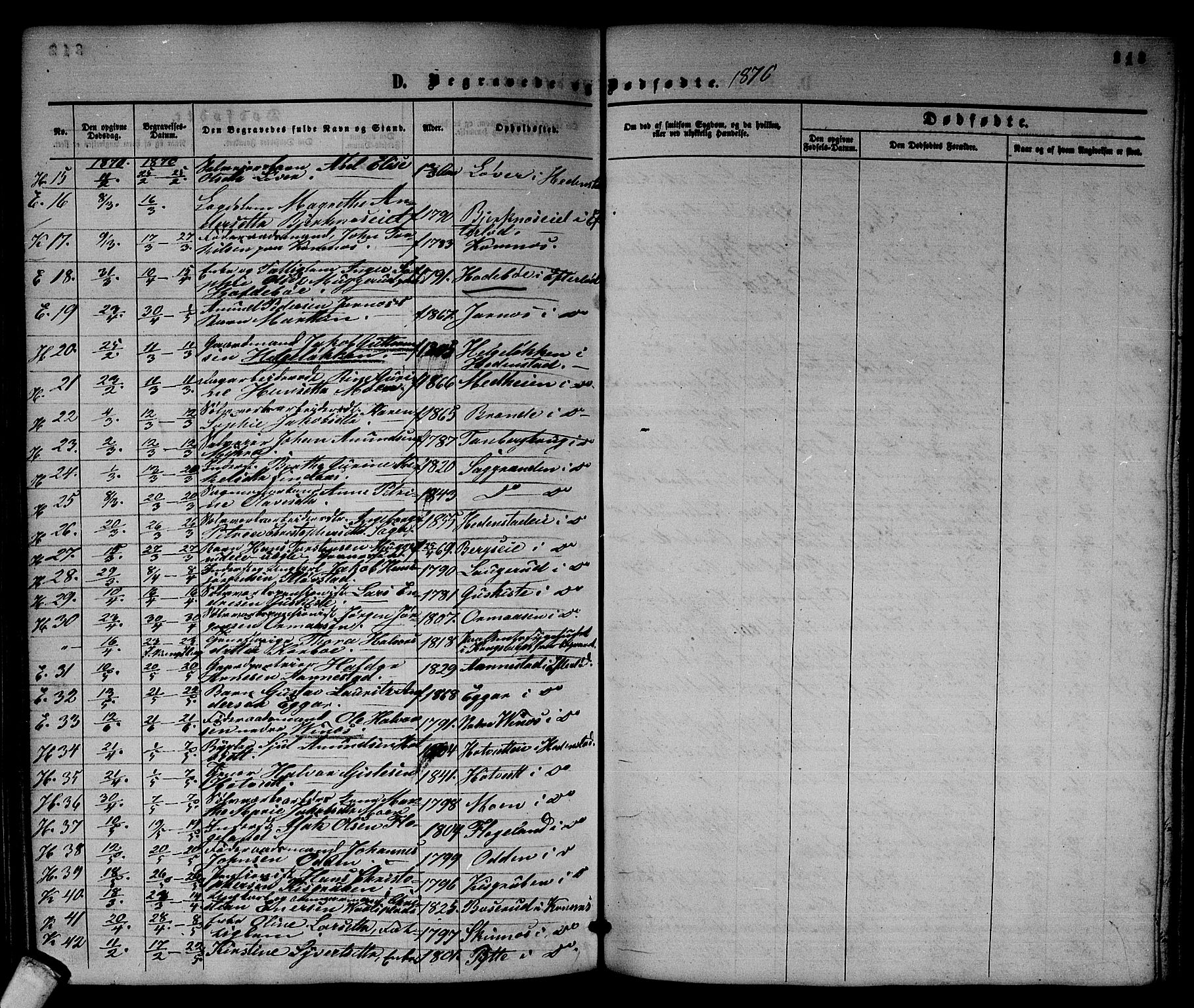 Sandsvær kirkebøker, AV/SAKO-A-244/G/Ga/L0005: Parish register (copy) no. I 5, 1857-1873, p. 313