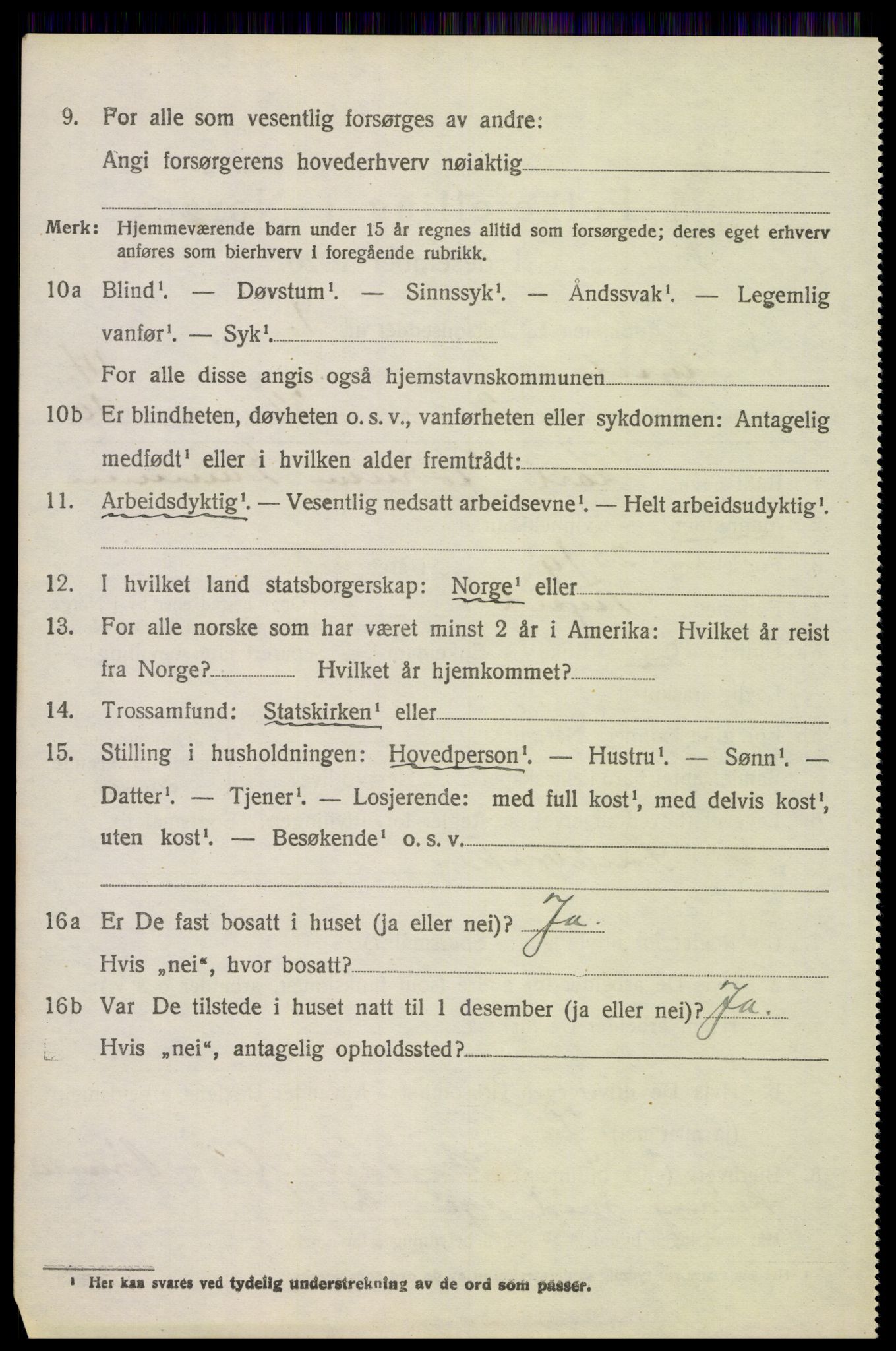 SAH, 1920 census for Trysil, 1920, p. 7884
