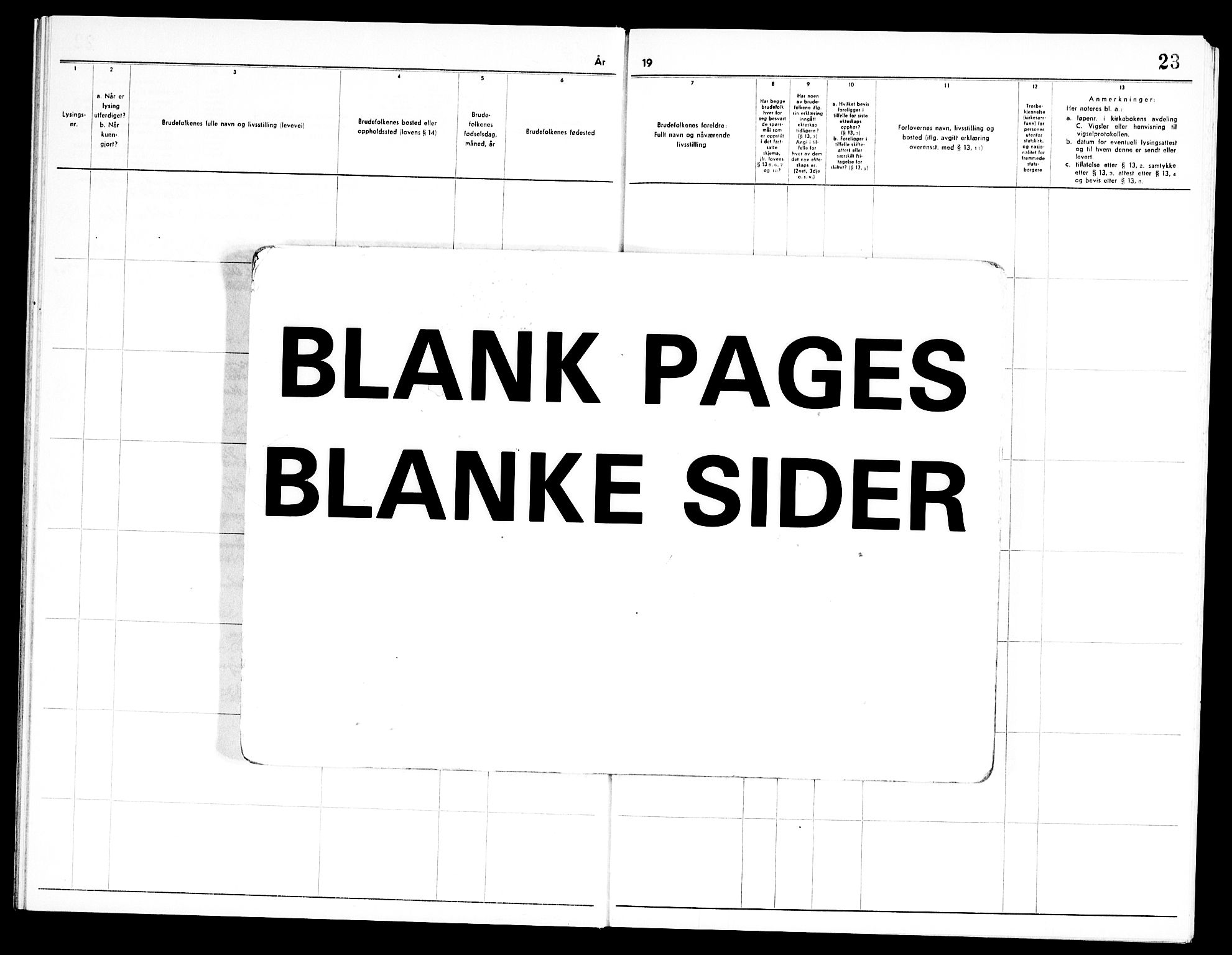 Kråkstad prestekontor Kirkebøker, AV/SAO-A-10125a/H/Hb/L0003: Banns register no. II 3, 1967-1969, p. 23