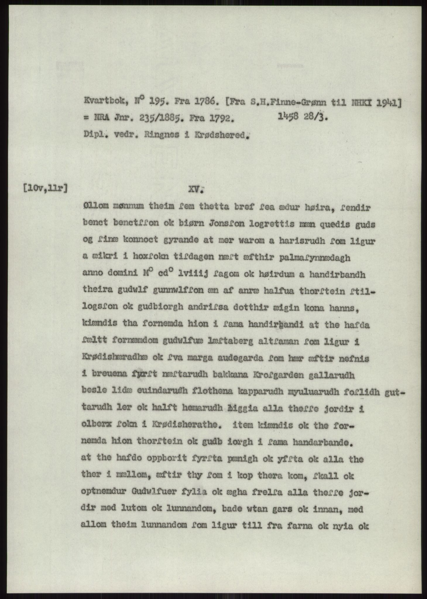 Samlinger til kildeutgivelse, Diplomavskriftsamlingen, AV/RA-EA-4053/H/Ha, p. 842