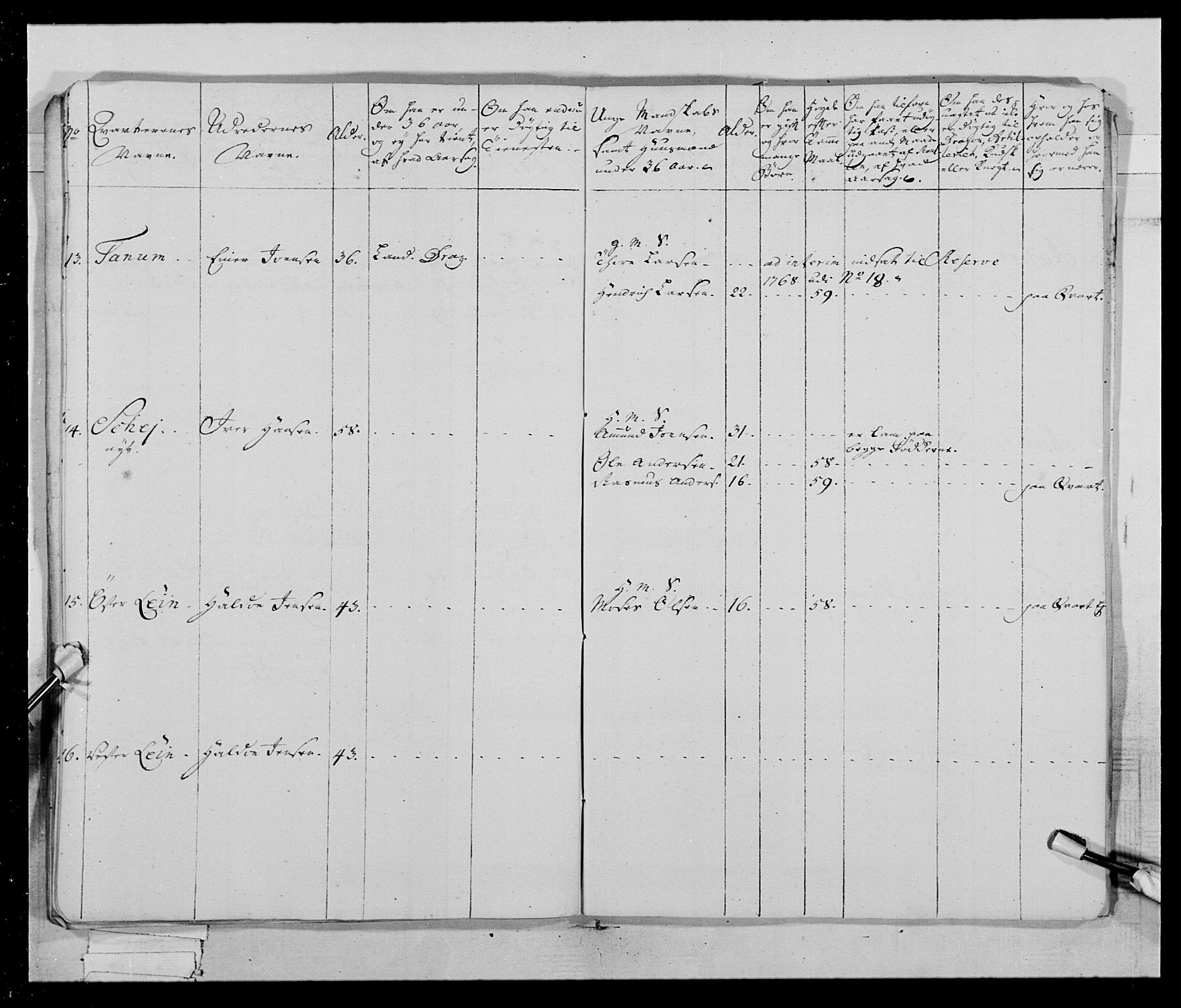 Generalitets- og kommissariatskollegiet, Det kongelige norske kommissariatskollegium, AV/RA-EA-5420/E/Eh/L0019: Nordafjelske dragonregiment, 1761-1769, p. 215