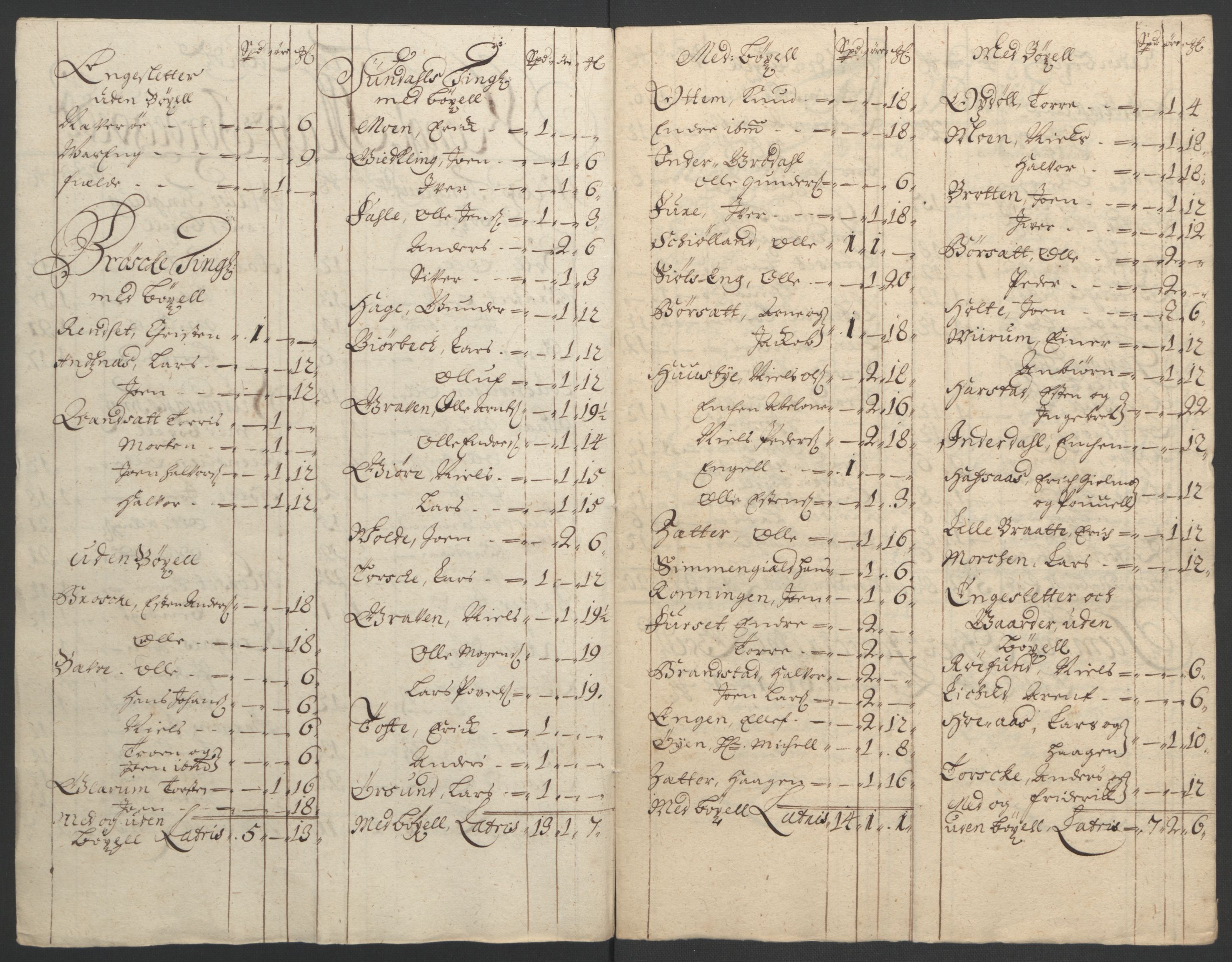 Rentekammeret inntil 1814, Reviderte regnskaper, Fogderegnskap, AV/RA-EA-4092/R56/L3735: Fogderegnskap Nordmøre, 1692-1693, p. 161