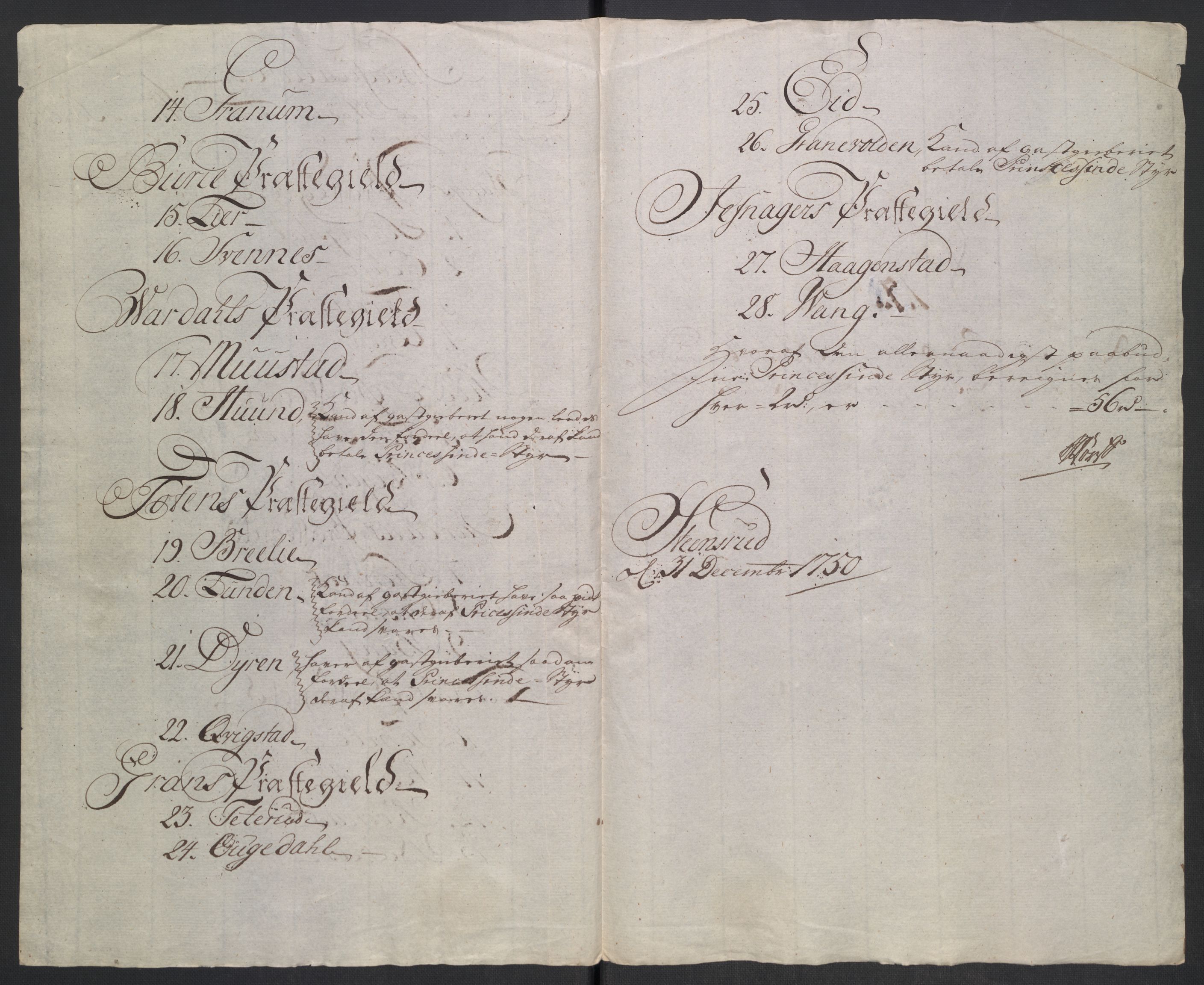 Rentekammeret inntil 1814, Reviderte regnskaper, Fogderegnskap, AV/RA-EA-4092/R18/L1348: Fogderegnskap Hadeland, Toten og Valdres, 1750-1751, p. 309