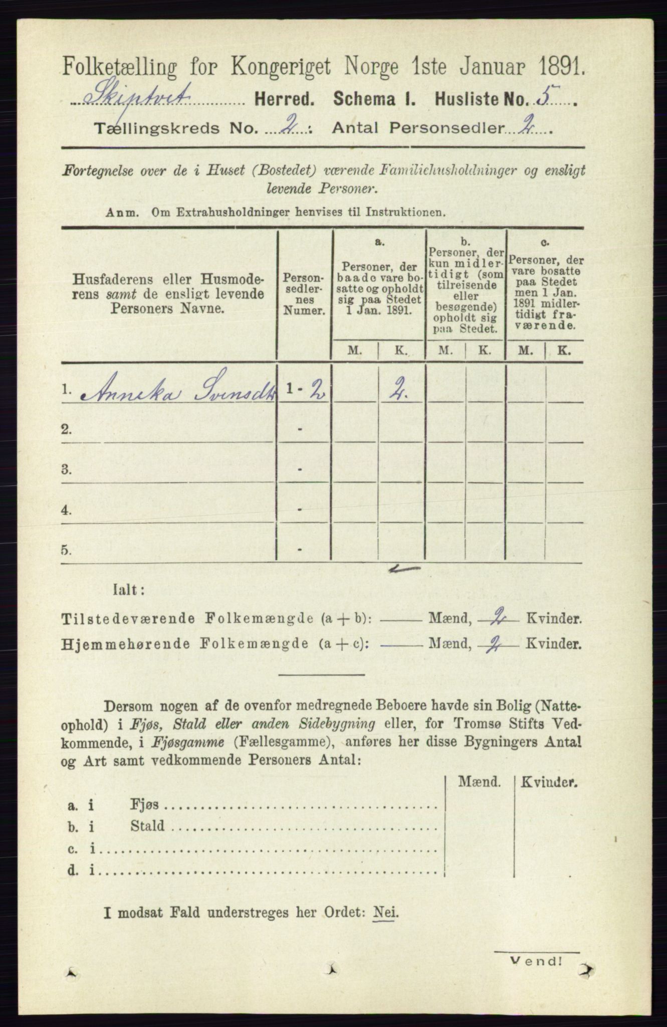 RA, 1891 census for 0127 Skiptvet, 1891, p. 471