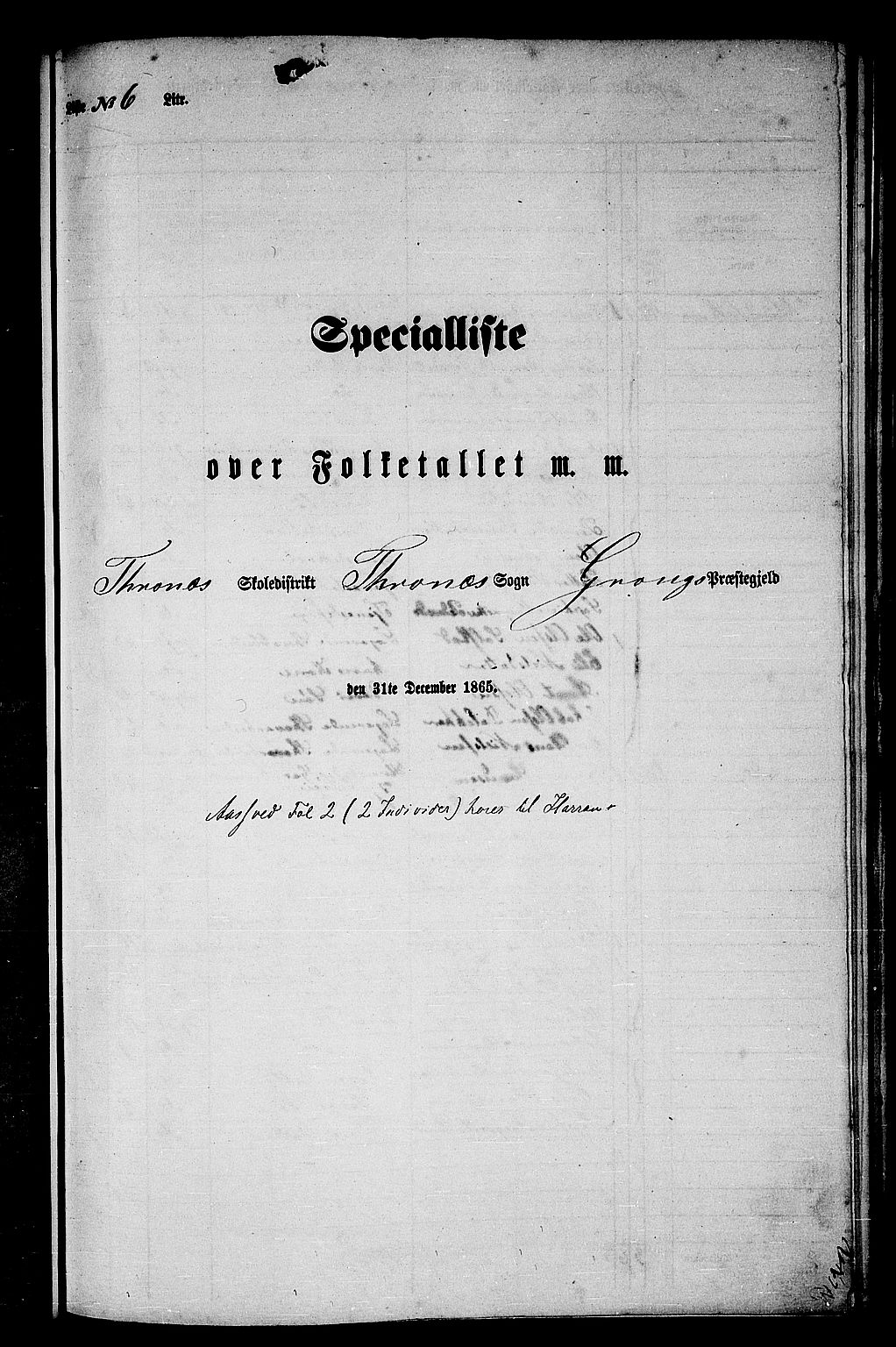 RA, 1865 census for Grong, 1865, p. 119