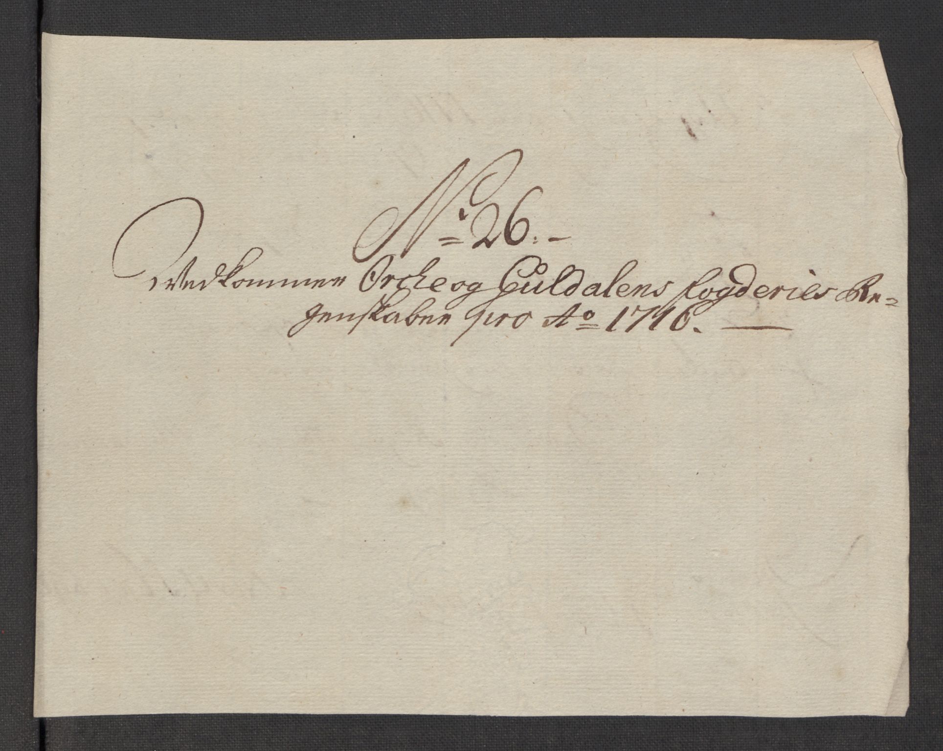 Rentekammeret inntil 1814, Reviderte regnskaper, Fogderegnskap, AV/RA-EA-4092/R60/L3967: Fogderegnskap Orkdal og Gauldal, 1716, p. 244