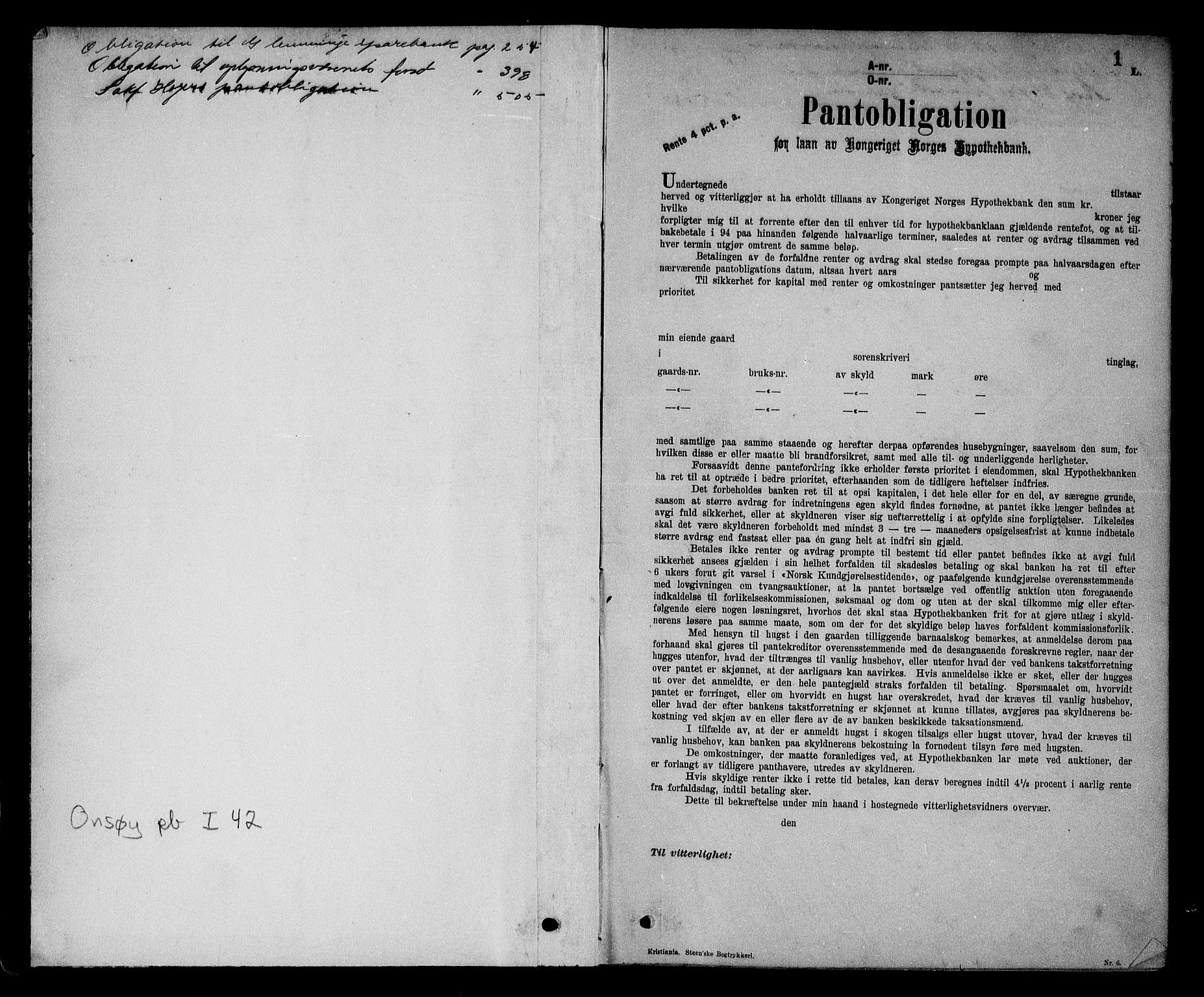 Onsøy sorenskriveri, SAO/A-10474/G/Ga/Gaa/L0042: Mortgage book no. I 42, 1912-1913, p. 1