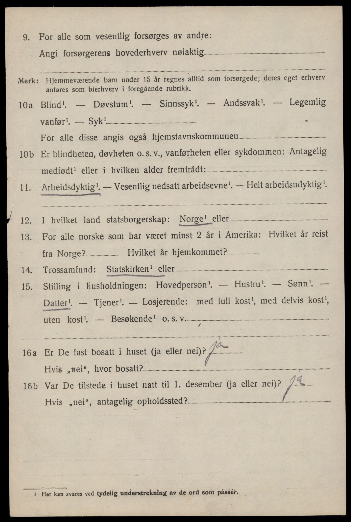 SAST, 1920 census for Finnøy, 1920, p. 2169