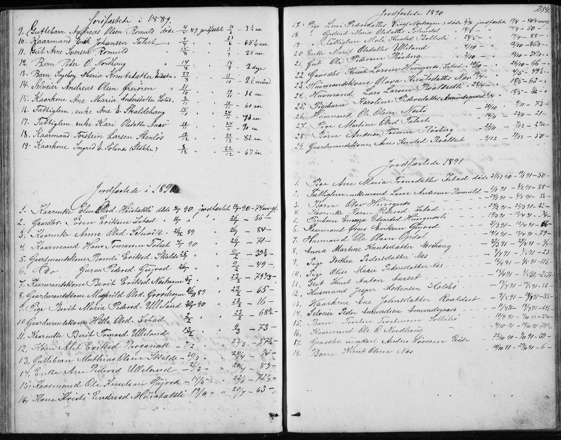 Ministerialprotokoller, klokkerbøker og fødselsregistre - Møre og Romsdal, SAT/A-1454/557/L0684: Parish register (copy) no. 557C02, 1863-1944, p. 234