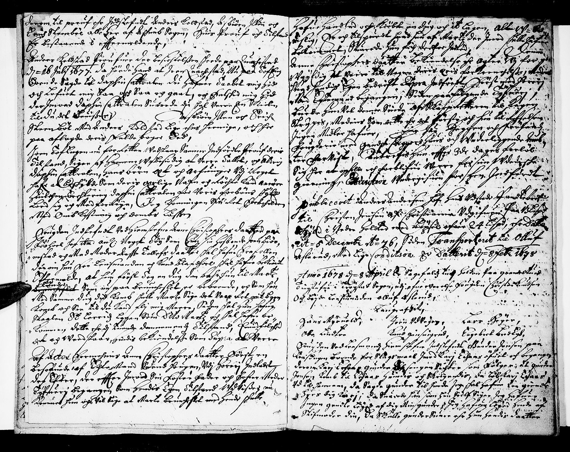 Heggen og Frøland sorenskriveri I, SAO/A-11556/F/Fb/L0018: Tingbok, 1678-1680, p. 3b-4a