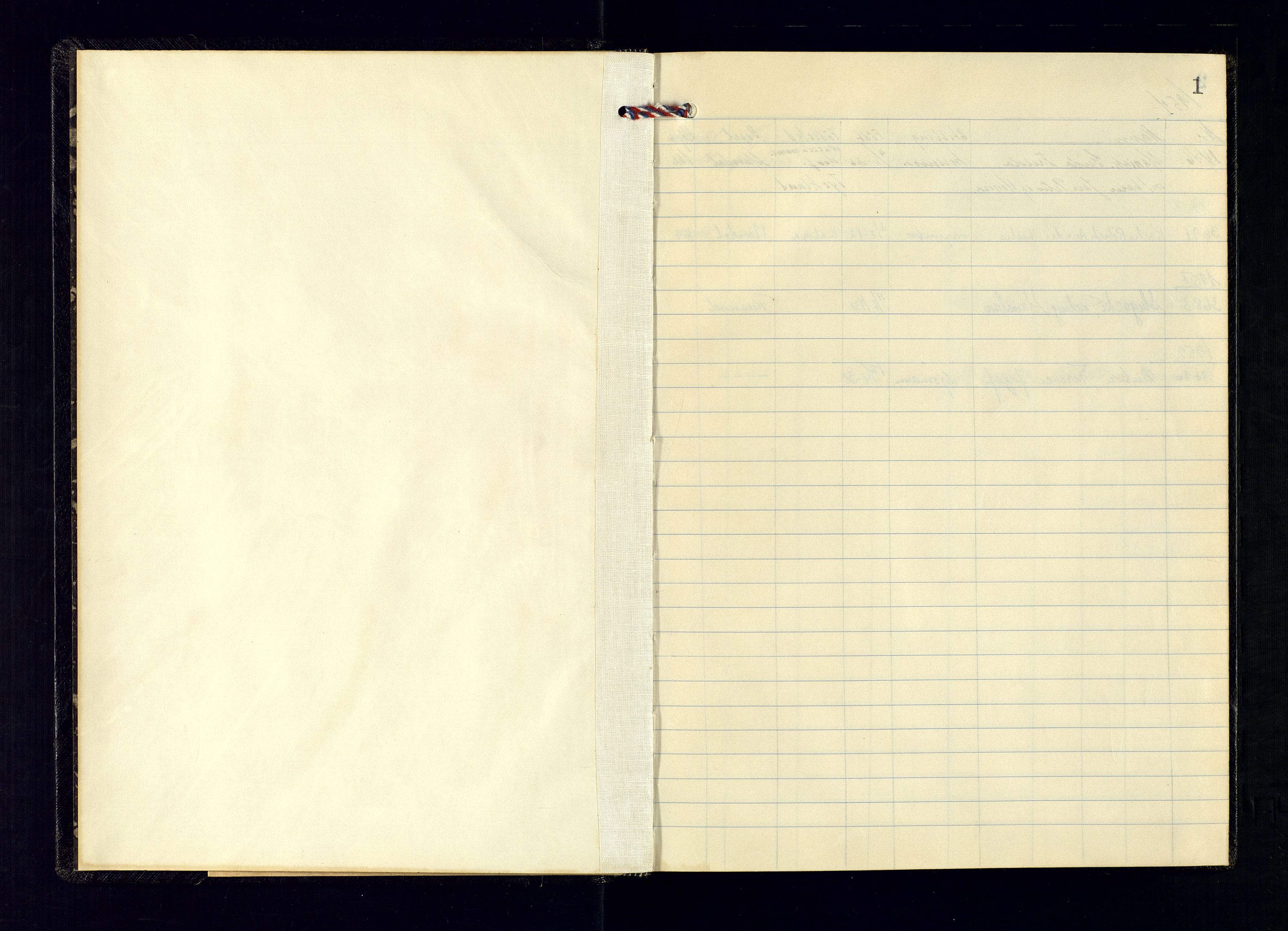 Vest-Agder politikammer, AV/SAK-1243-0008/K/Kaa/L0272: Passjournal, 1958-1963, p. 1