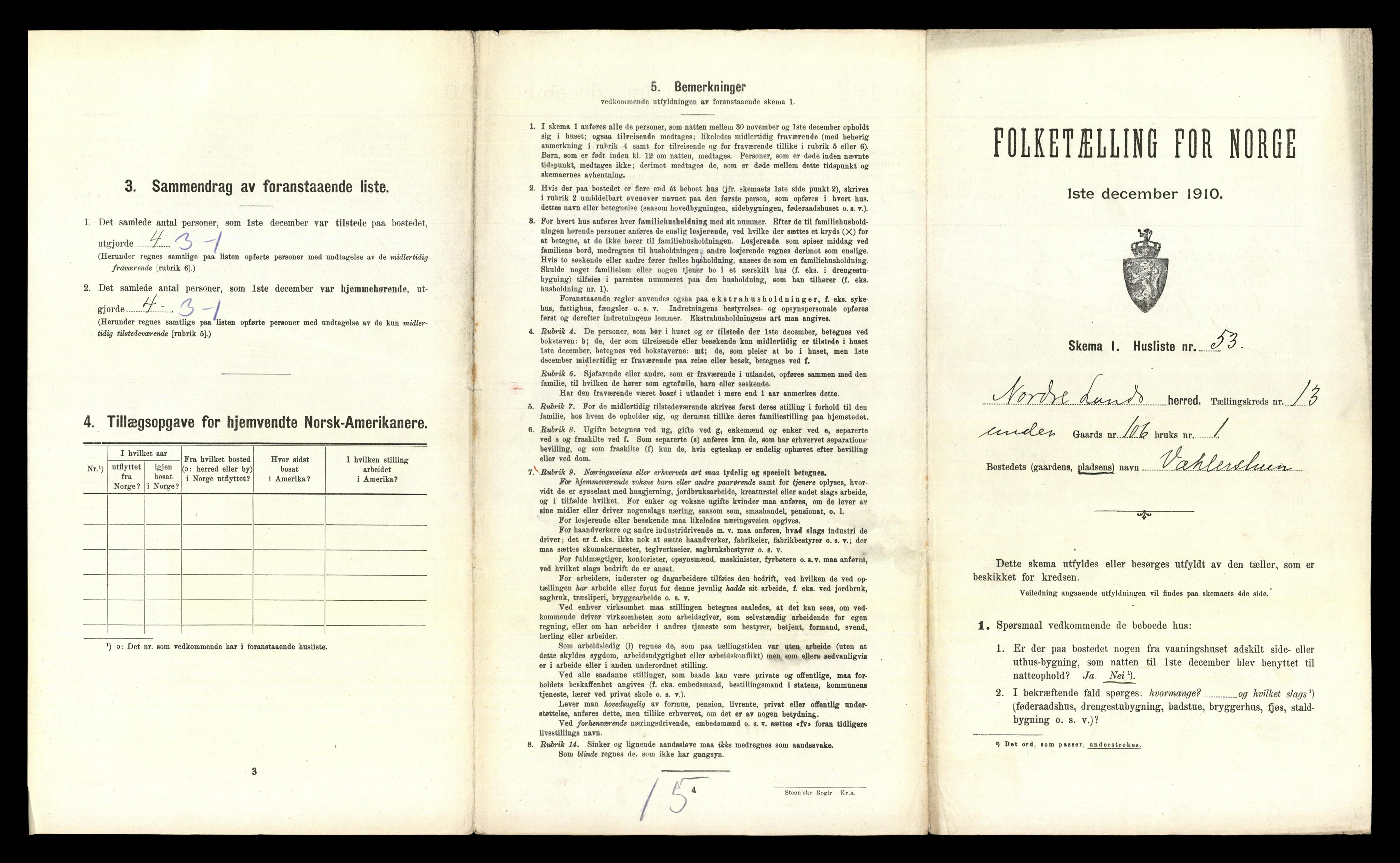 RA, 1910 census for Nordre Land, 1910, p. 1449