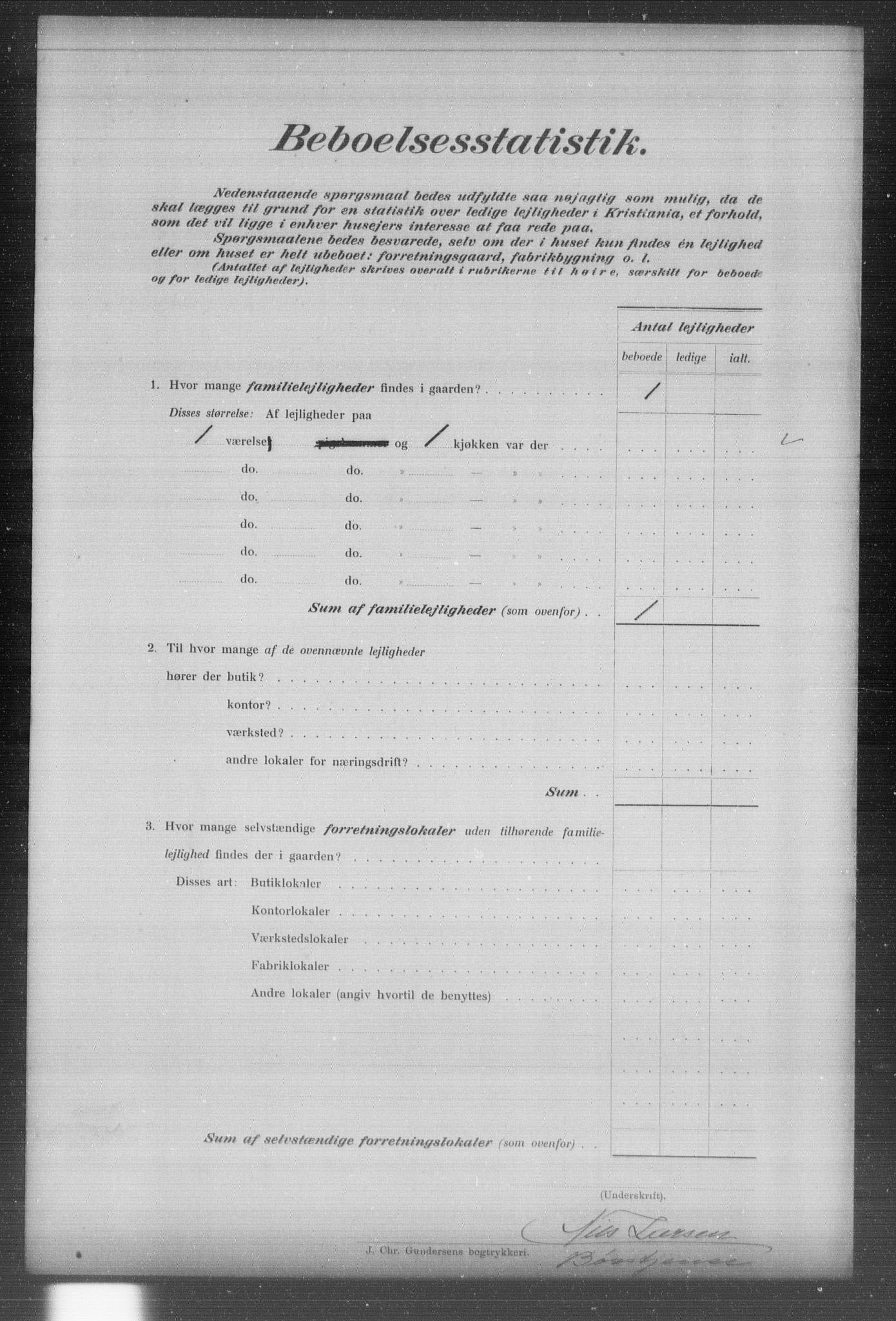 OBA, Municipal Census 1903 for Kristiania, 1903, p. 21742