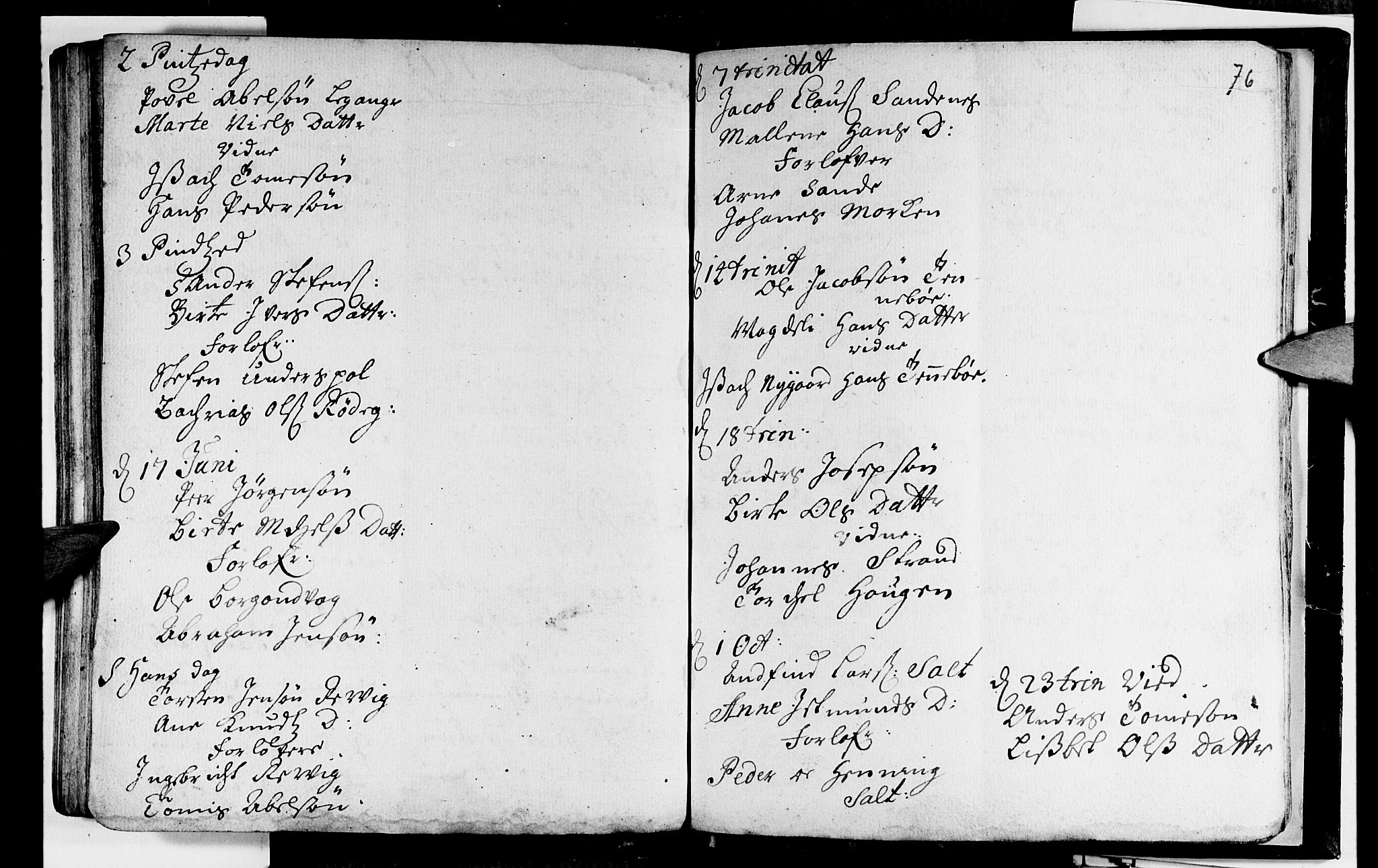 Selje sokneprestembete, AV/SAB-A-99938/H/Ha/Haa/Haaa: Parish register (official) no. A 2, 1704-1715, p. 76