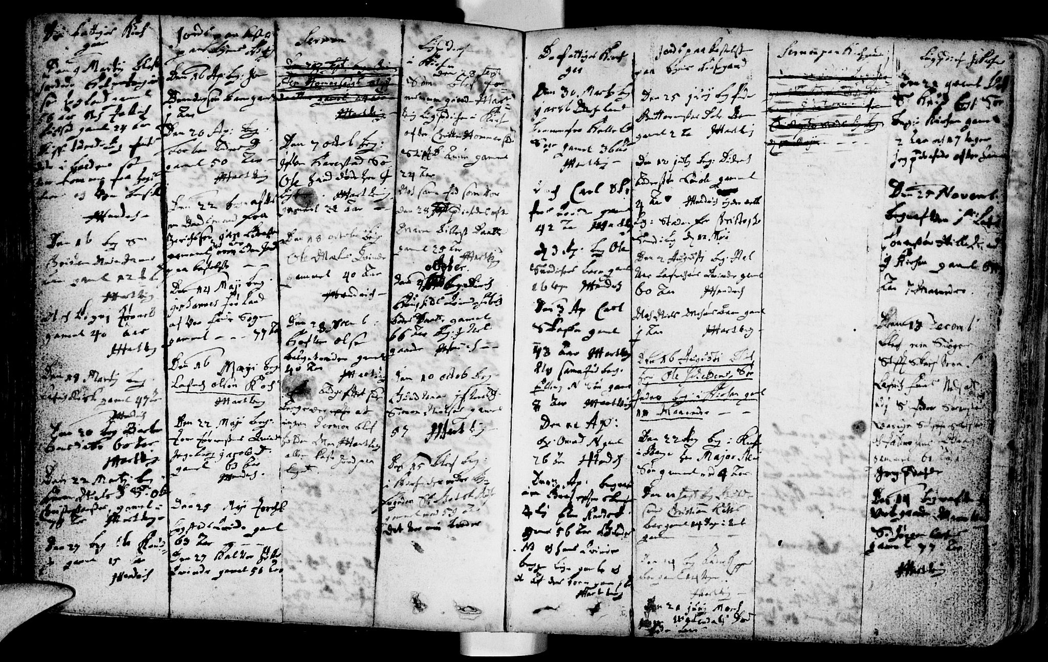 Domkirken sokneprestkontor, SAST/A-101812/001/30/30BA/L0001: Parish register (official) no. A 1 /1, 1688-1727