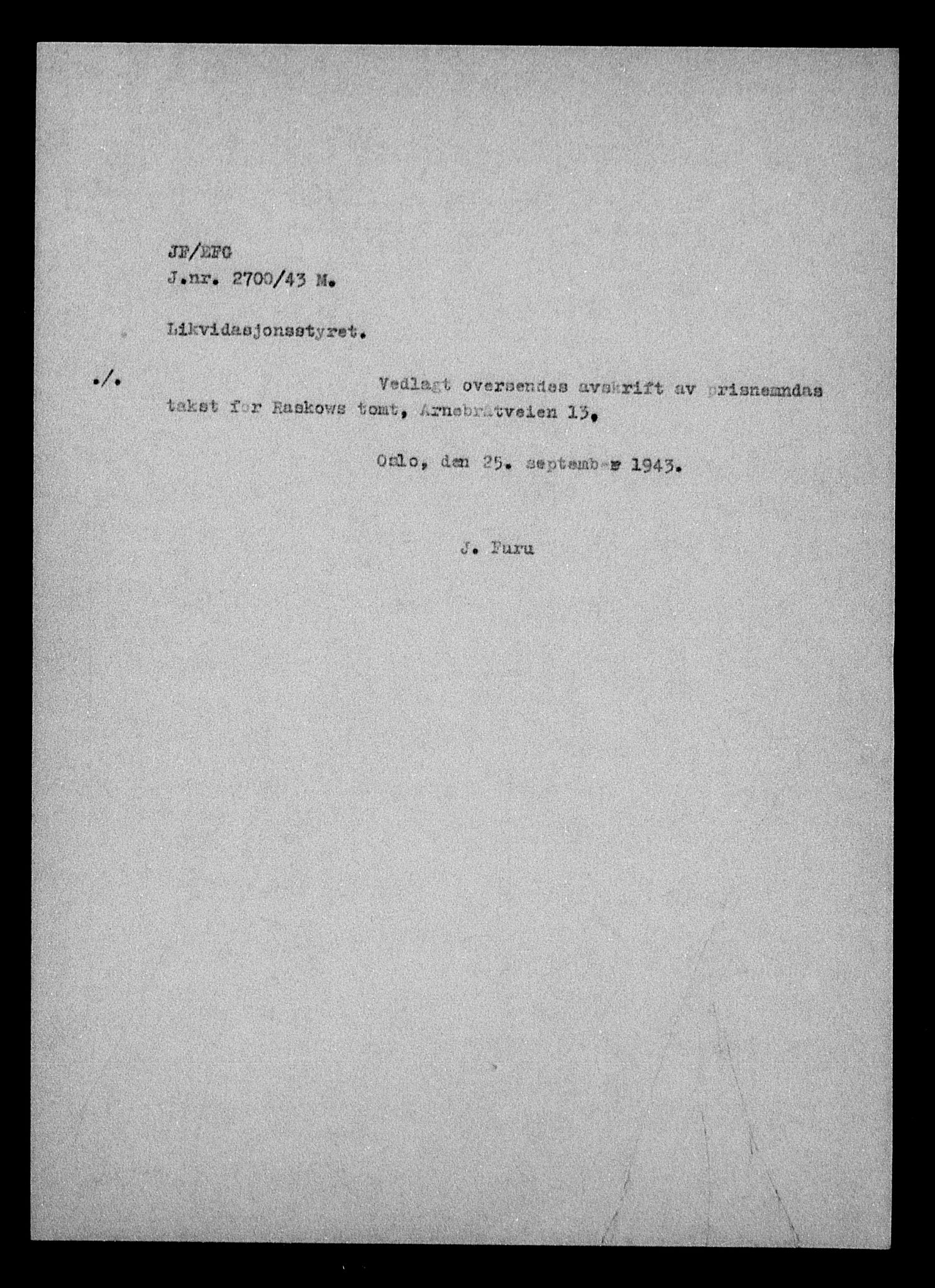 Justisdepartementet, Tilbakeføringskontoret for inndratte formuer, AV/RA-S-1564/H/Hc/Hcc/L0972: --, 1945-1947, p. 143