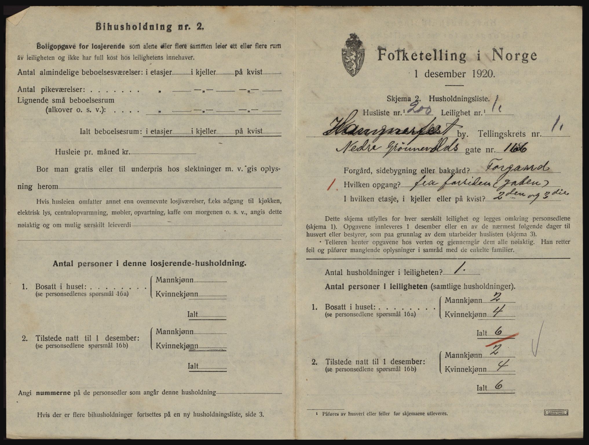 SATØ, 1920 census for Hammerfest, 1920, p. 1584