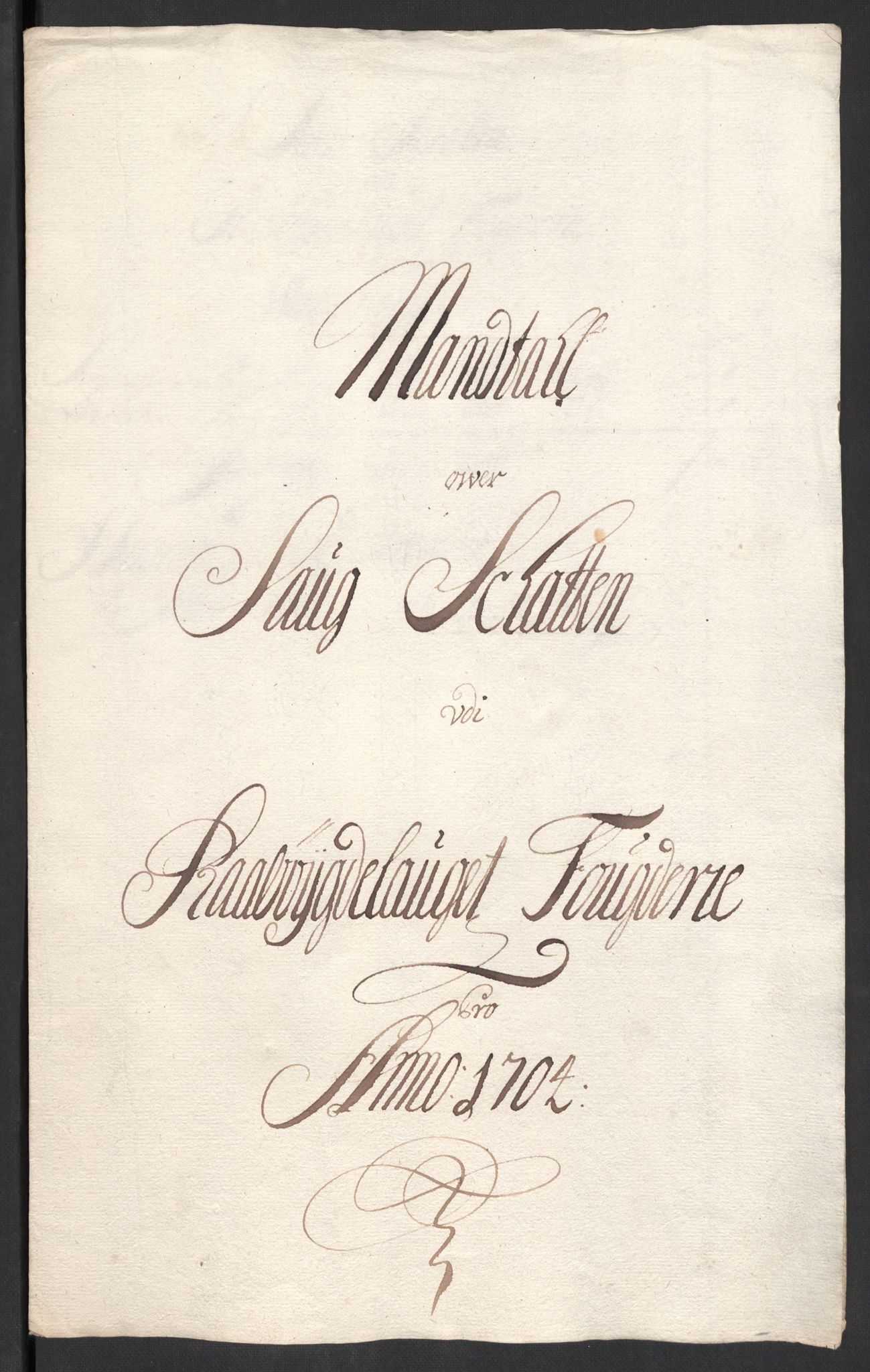 Rentekammeret inntil 1814, Reviderte regnskaper, Fogderegnskap, RA/EA-4092/R40/L2447: Fogderegnskap Råbyggelag, 1703-1705, p. 277