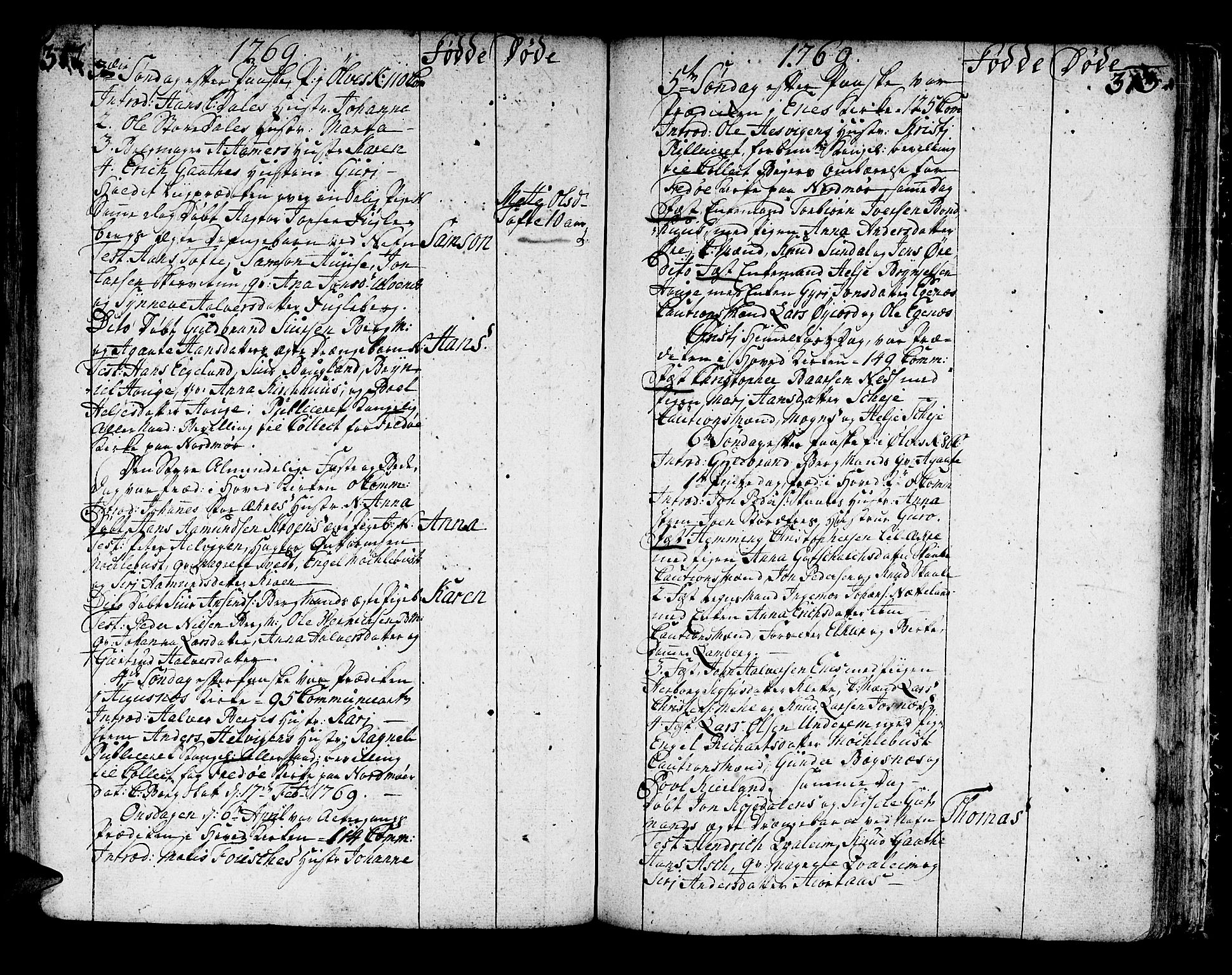 Kvinnherad sokneprestembete, SAB/A-76401/H/Haa: Parish register (official) no. A 3, 1754-1777, p. 312-313