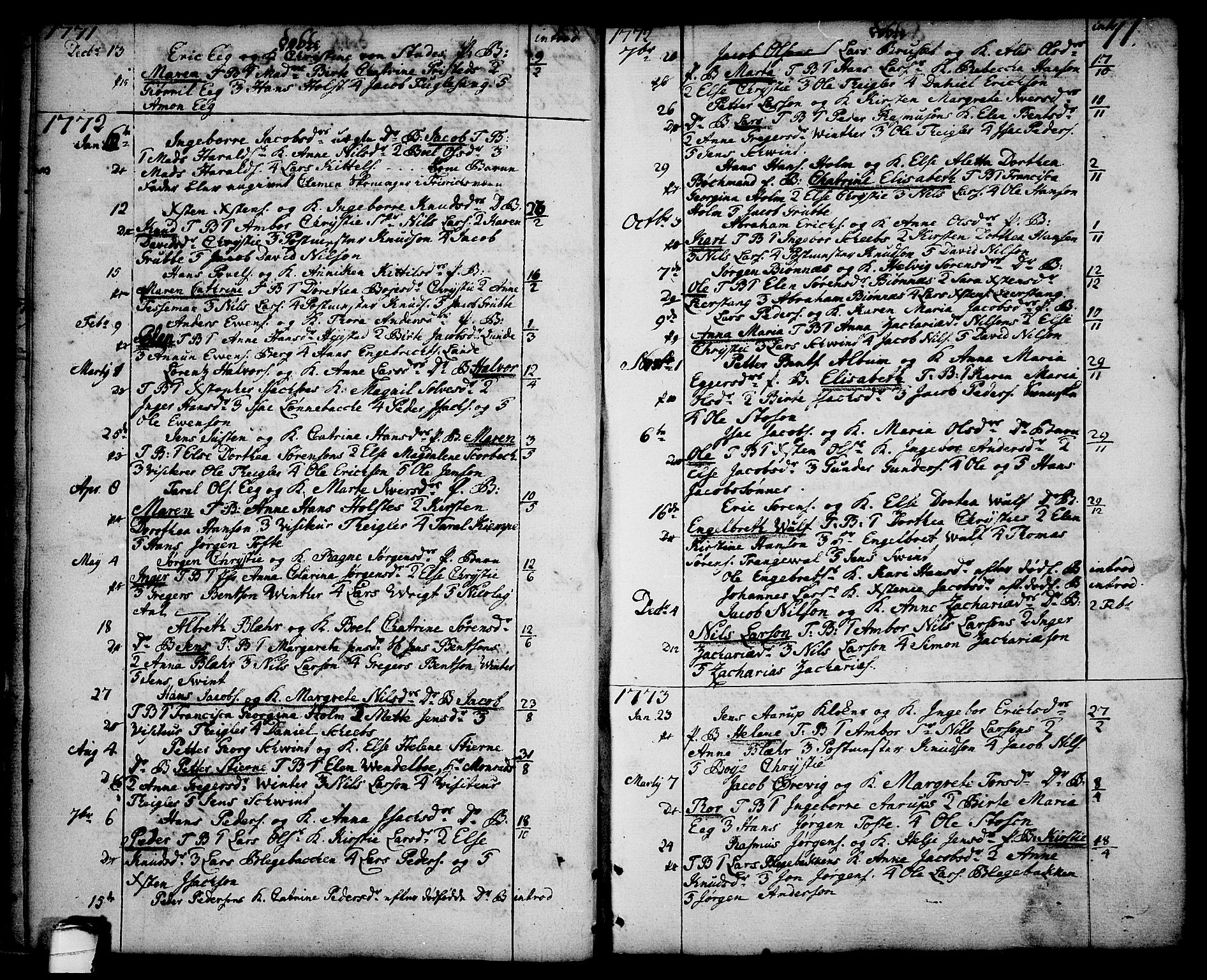 Brevik kirkebøker, SAKO/A-255/F/Fa/L0003: Parish register (official) no. 3, 1764-1814, p. 11