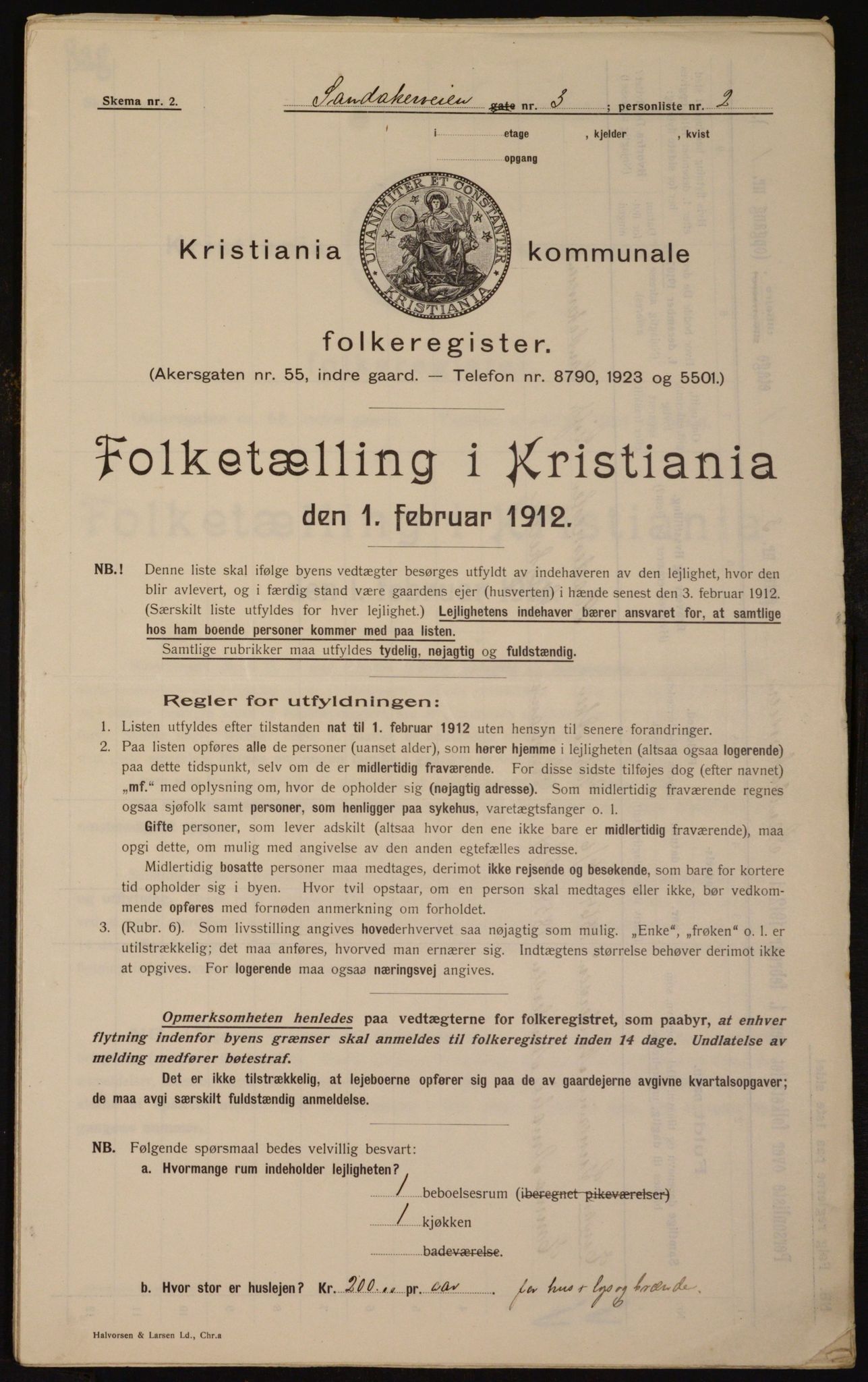 OBA, Municipal Census 1912 for Kristiania, 1912, p. 86904