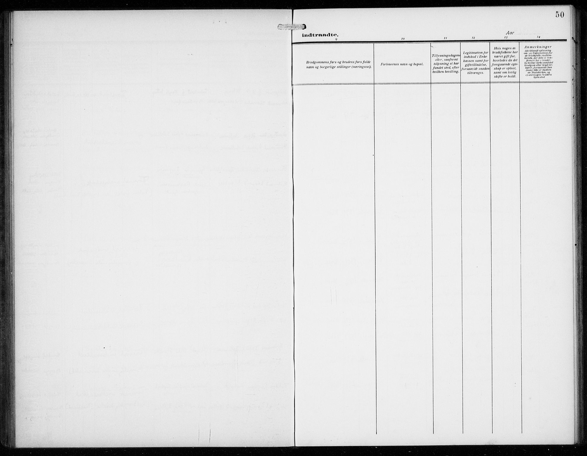 Den norske sjømannsmisjon i utlandet/Antwerpen, SAB/SAB/PA-0105/H/Ha/L0003: Parish register (official) no. A 3, 1914-1930, p. 50
