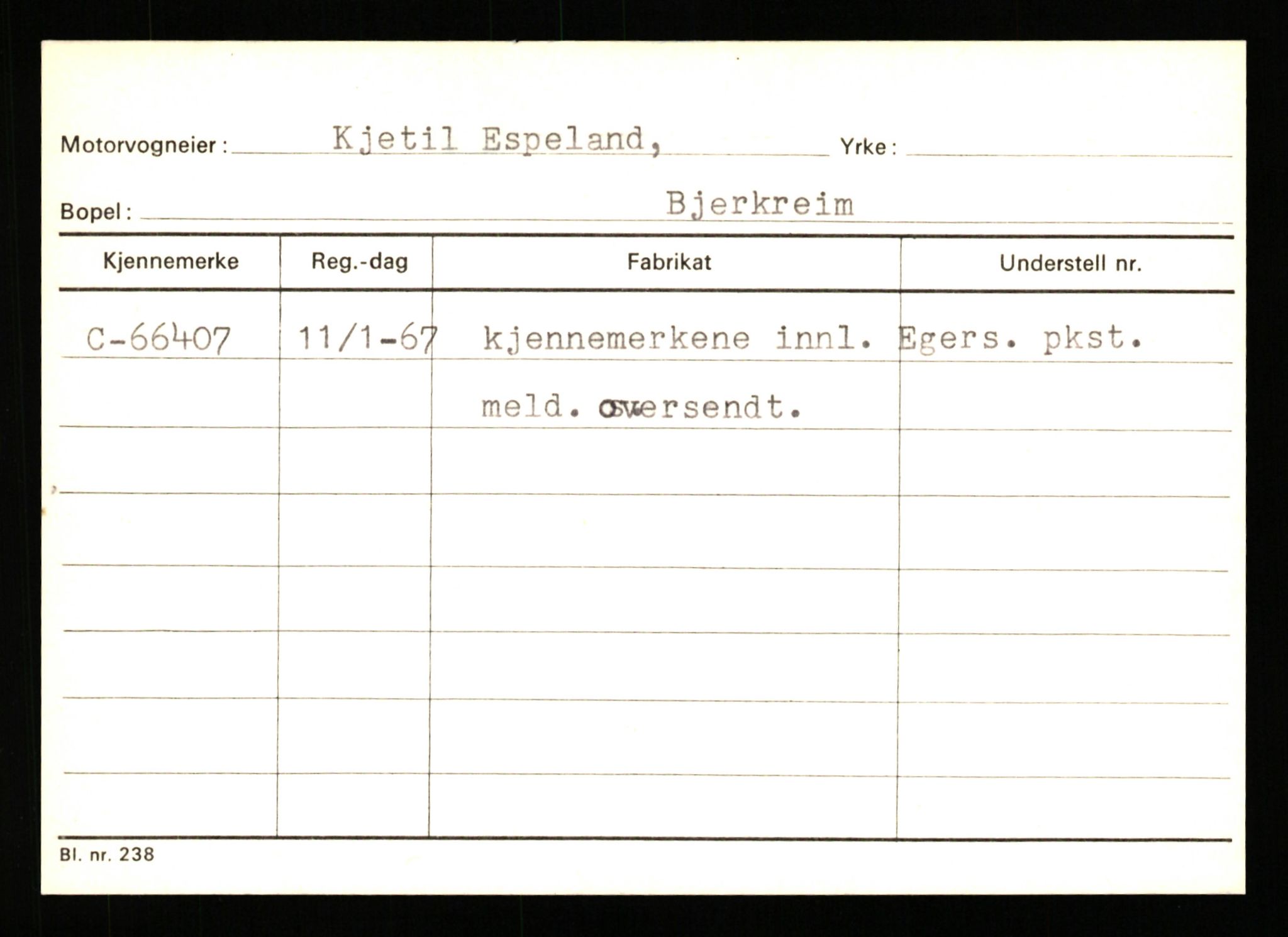 Stavanger trafikkstasjon, SAST/A-101942/0/G/L0007: Registreringsnummer: 49019 - 67460, 1930-1971, p. 3143