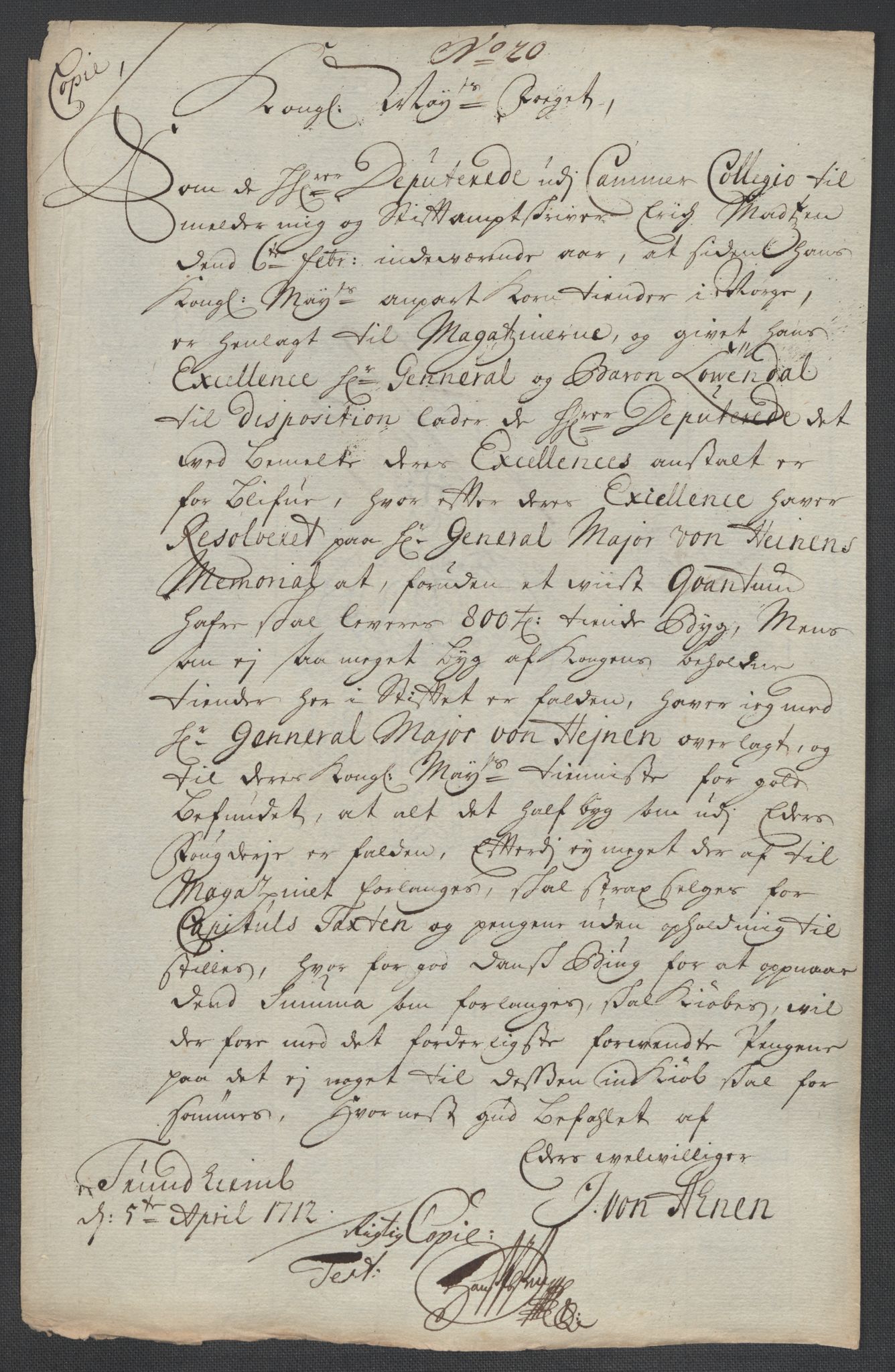 Rentekammeret inntil 1814, Reviderte regnskaper, Fogderegnskap, AV/RA-EA-4092/R60/L3962: Fogderegnskap Orkdal og Gauldal, 1711, p. 236