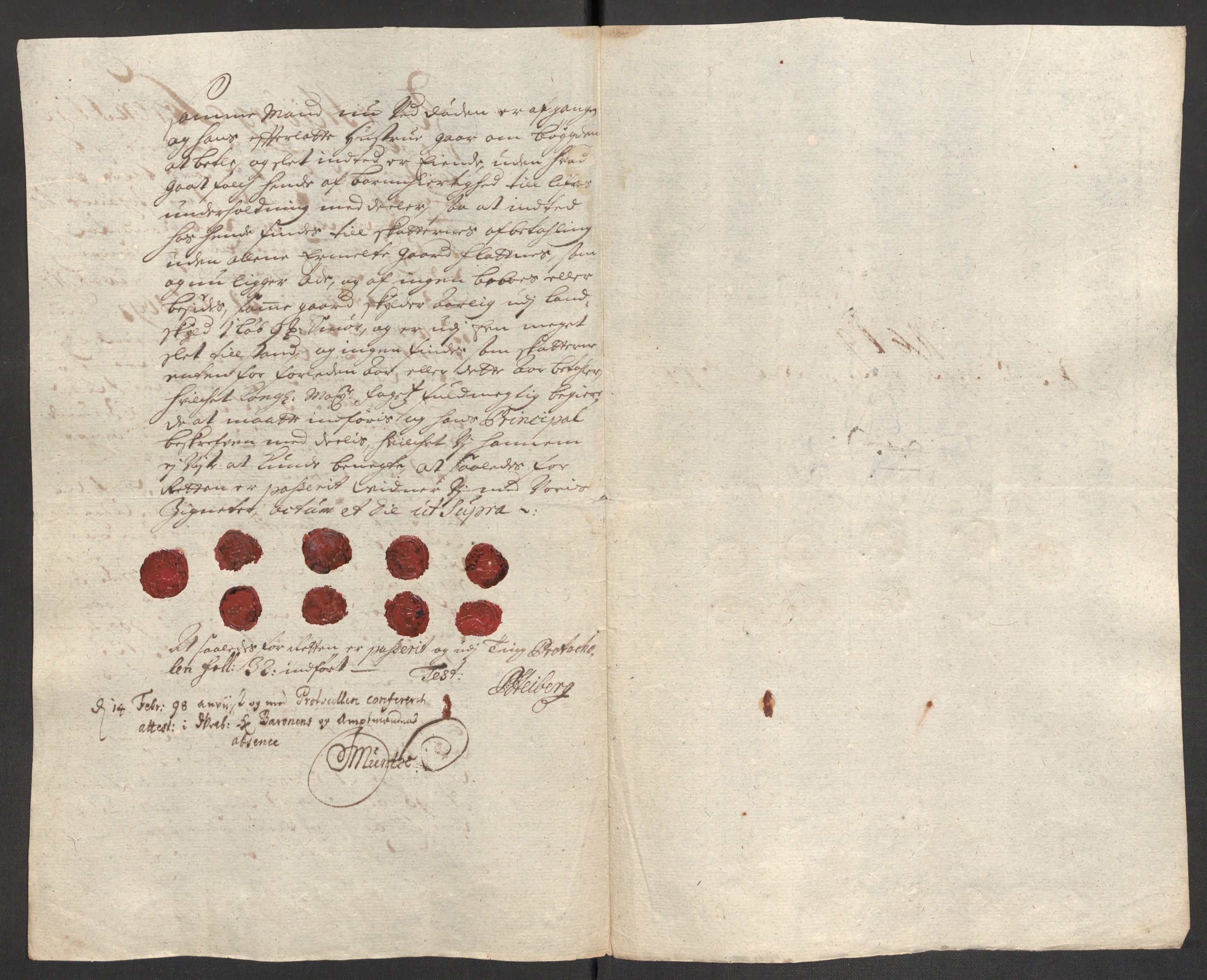 Rentekammeret inntil 1814, Reviderte regnskaper, Fogderegnskap, AV/RA-EA-4092/R48/L2977: Fogderegnskap Sunnhordland og Hardanger, 1697-1698, p. 147