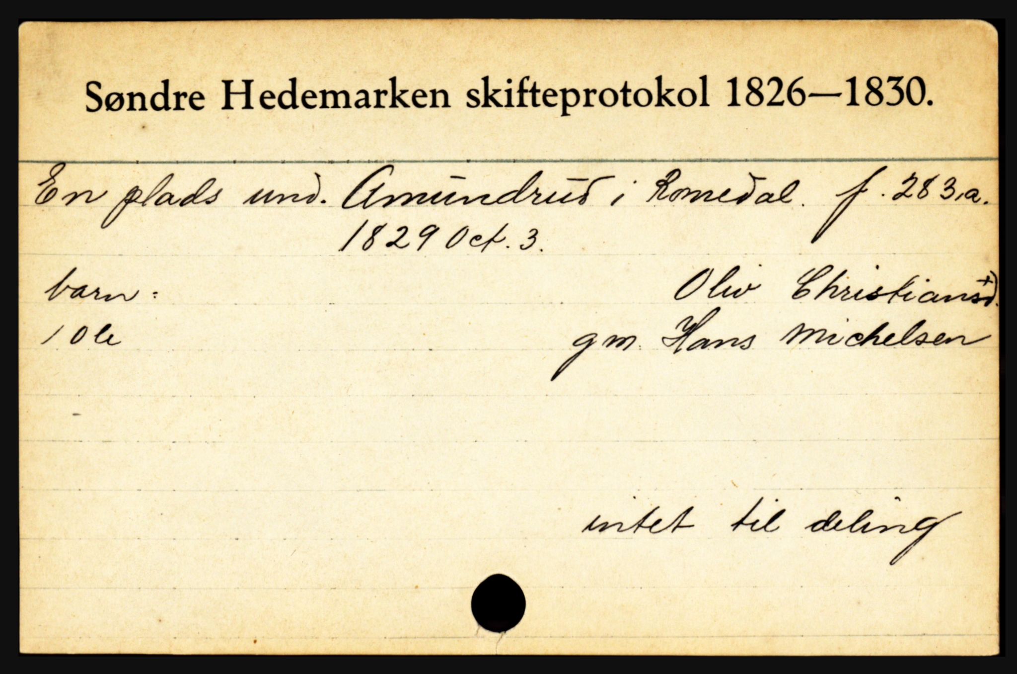 Sør-Hedmark sorenskriveri, SAH/TING-014/J, 1779-1861, p. 77