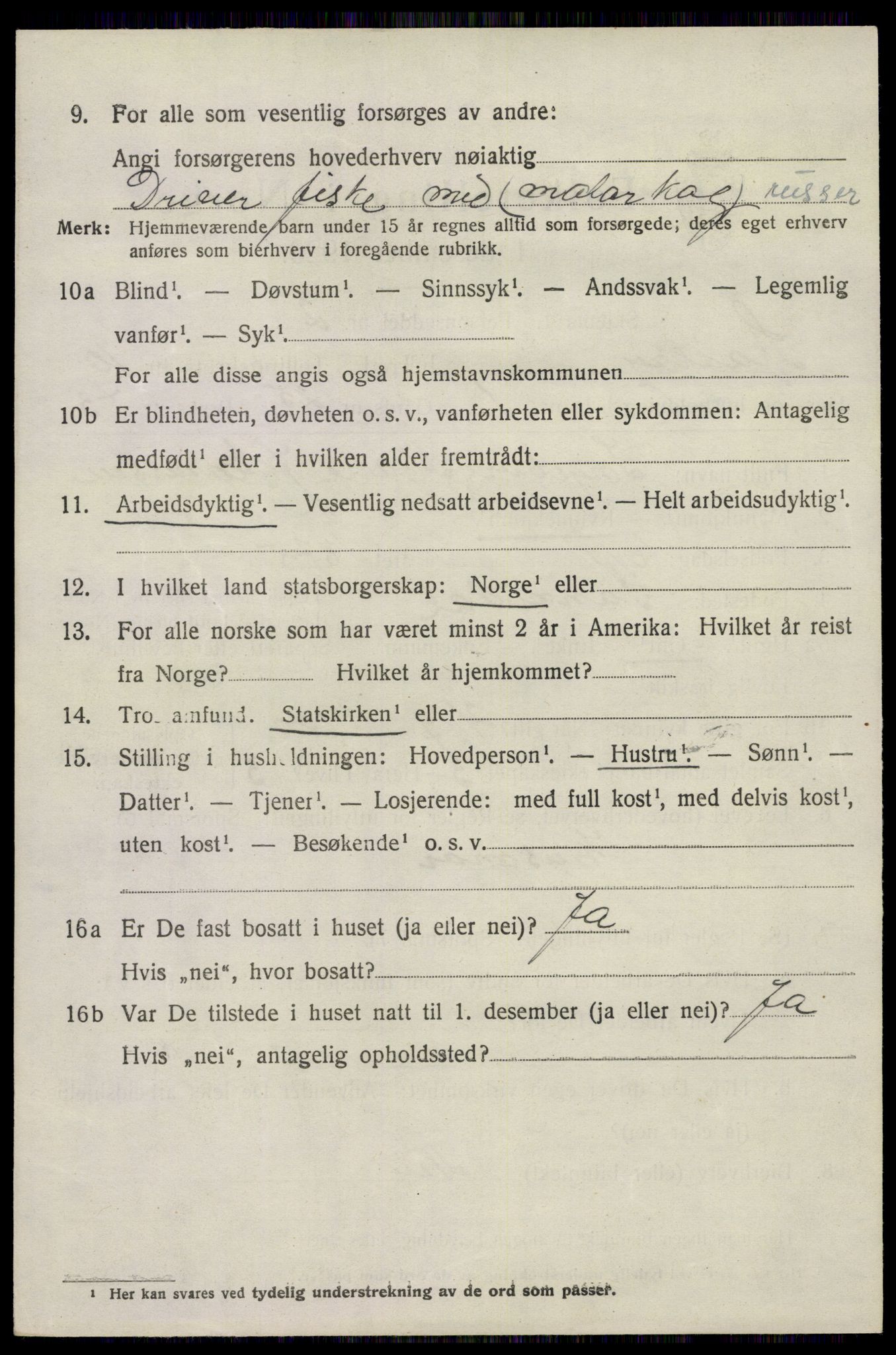 SAKO, 1920 census for Skåtøy, 1920, p. 7395