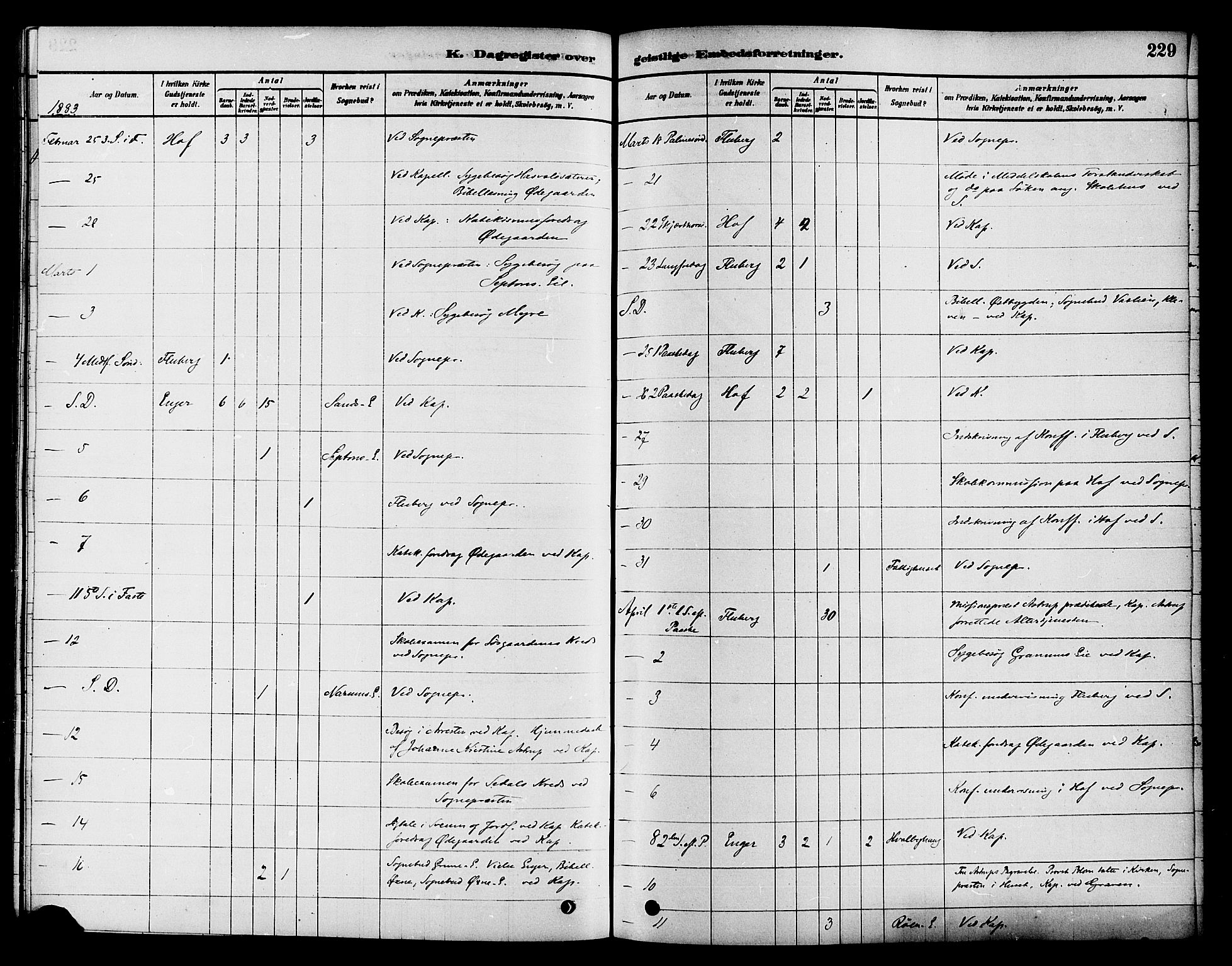 Søndre Land prestekontor, SAH/PREST-122/K/L0002: Parish register (official) no. 2, 1878-1894, p. 229