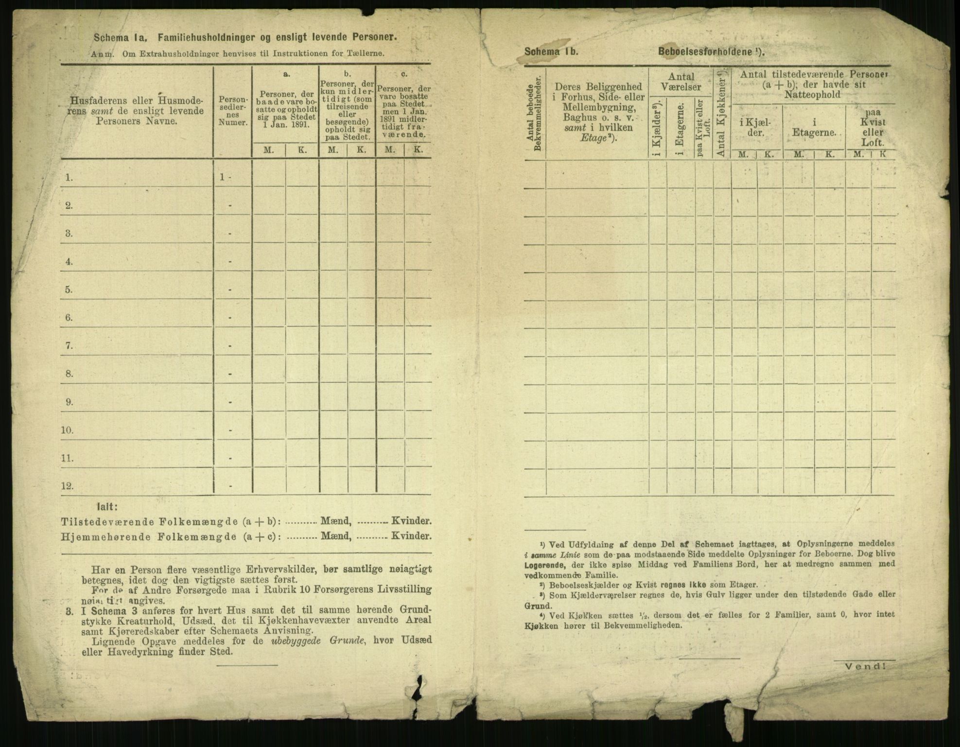 RA, 1891 census for 0804 Brevik, 1891, p. 806