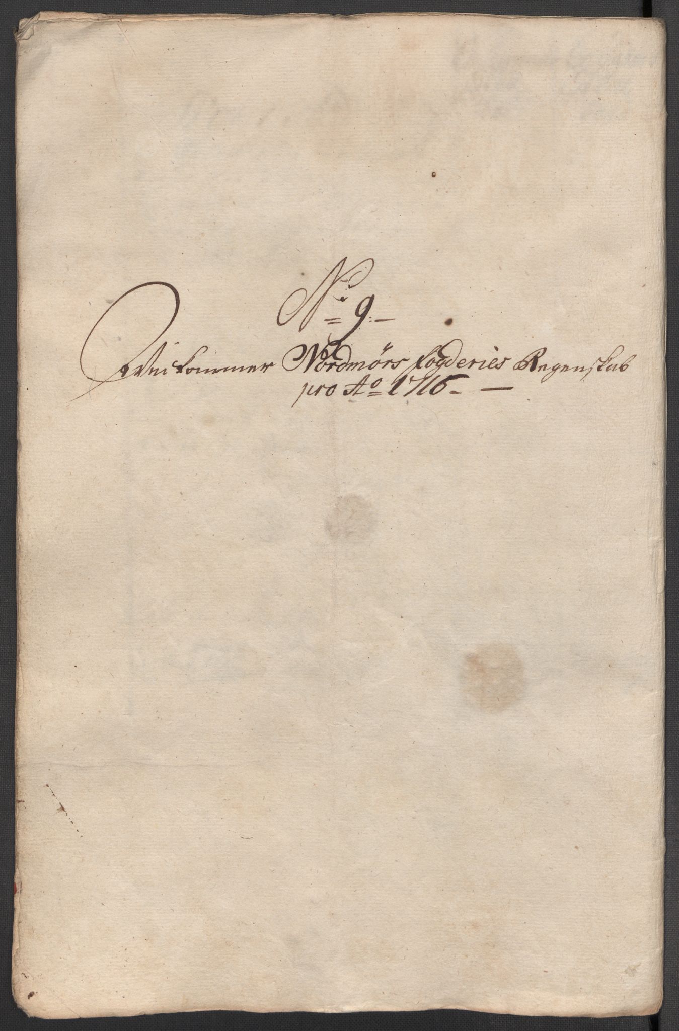 Rentekammeret inntil 1814, Reviderte regnskaper, Fogderegnskap, AV/RA-EA-4092/R56/L3749: Fogderegnskap Nordmøre, 1716, p. 105