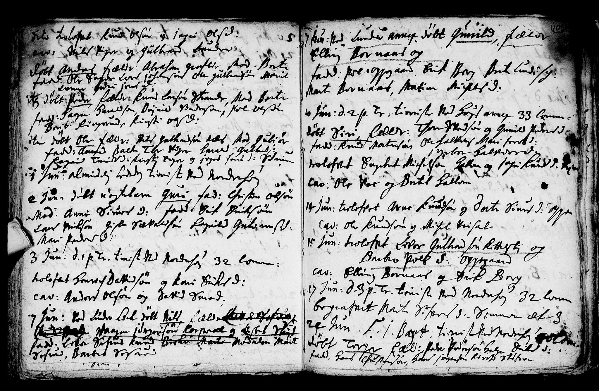 Norderhov kirkebøker, AV/SAKO-A-237/F/Fa/L0001: Parish register (official) no. 1, 1704-1716, p. 103