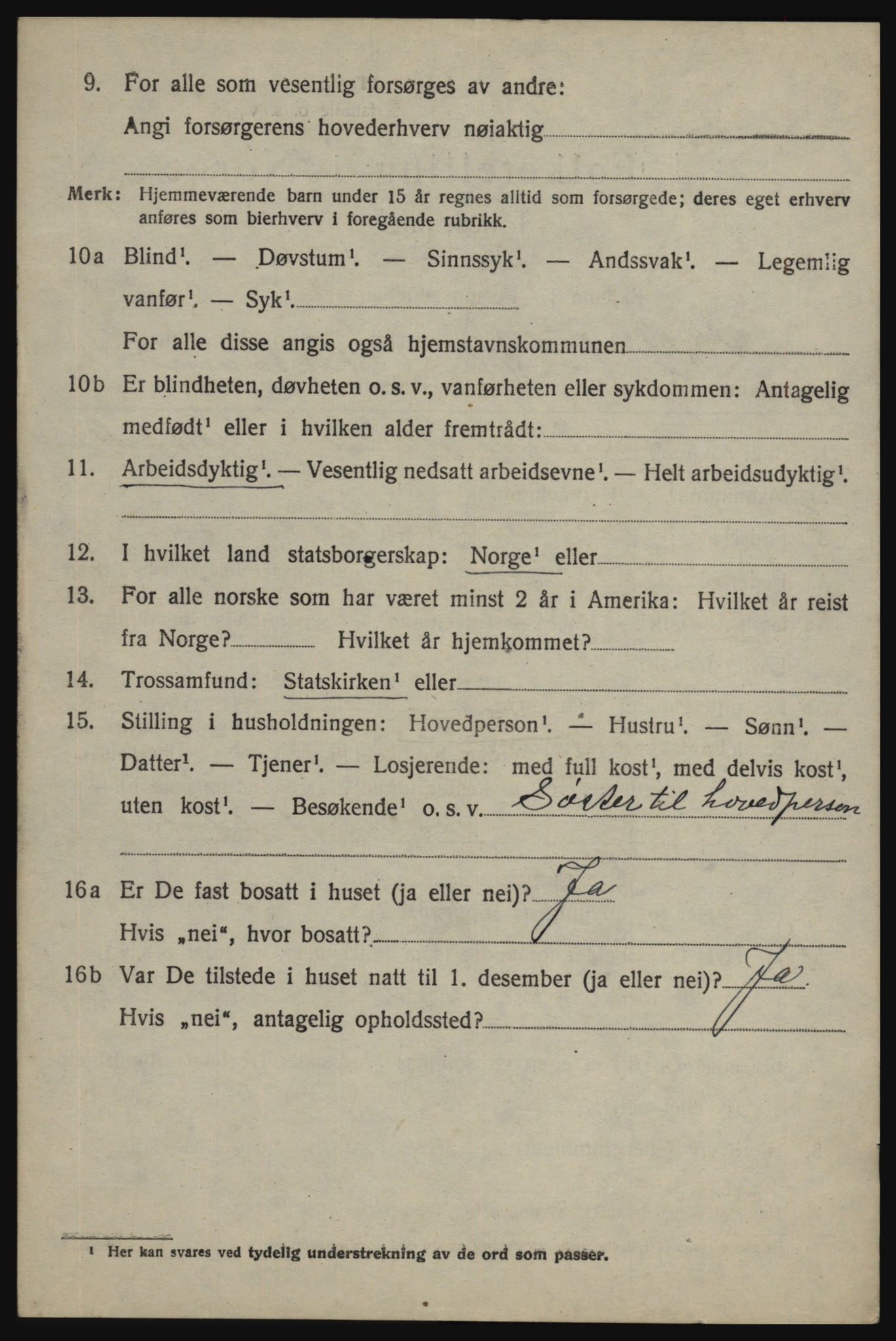 SAO, 1920 census for Skjeberg, 1920, p. 4350