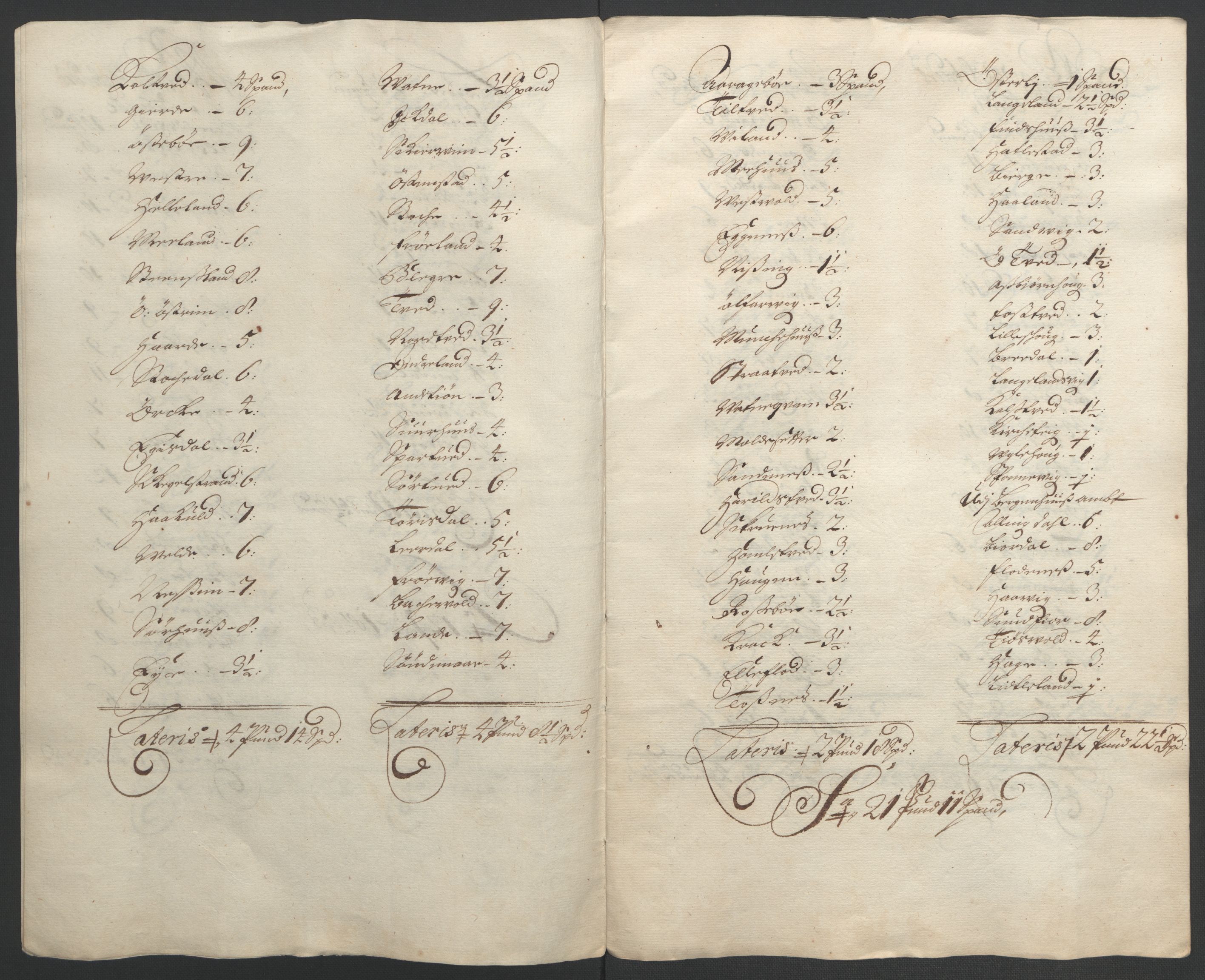 Rentekammeret inntil 1814, Reviderte regnskaper, Fogderegnskap, RA/EA-4092/R47/L2857: Fogderegnskap Ryfylke, 1694-1696, p. 134