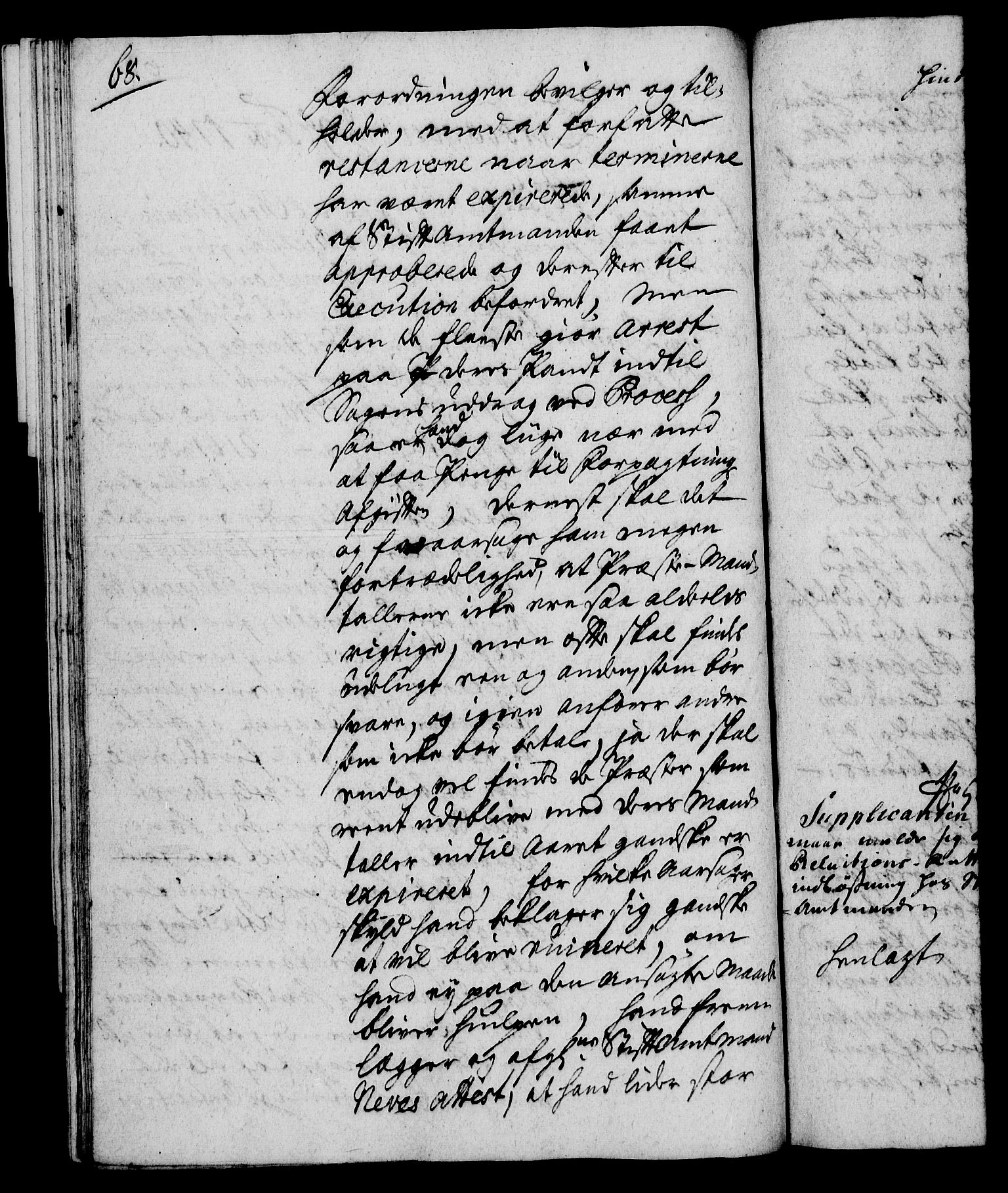 Rentekammeret, Kammerkanselliet, RA/EA-3111/G/Gh/Gha/L0022: Norsk ekstraktmemorialprotokoll (merket RK 53.67), 1739-1741, p. 68