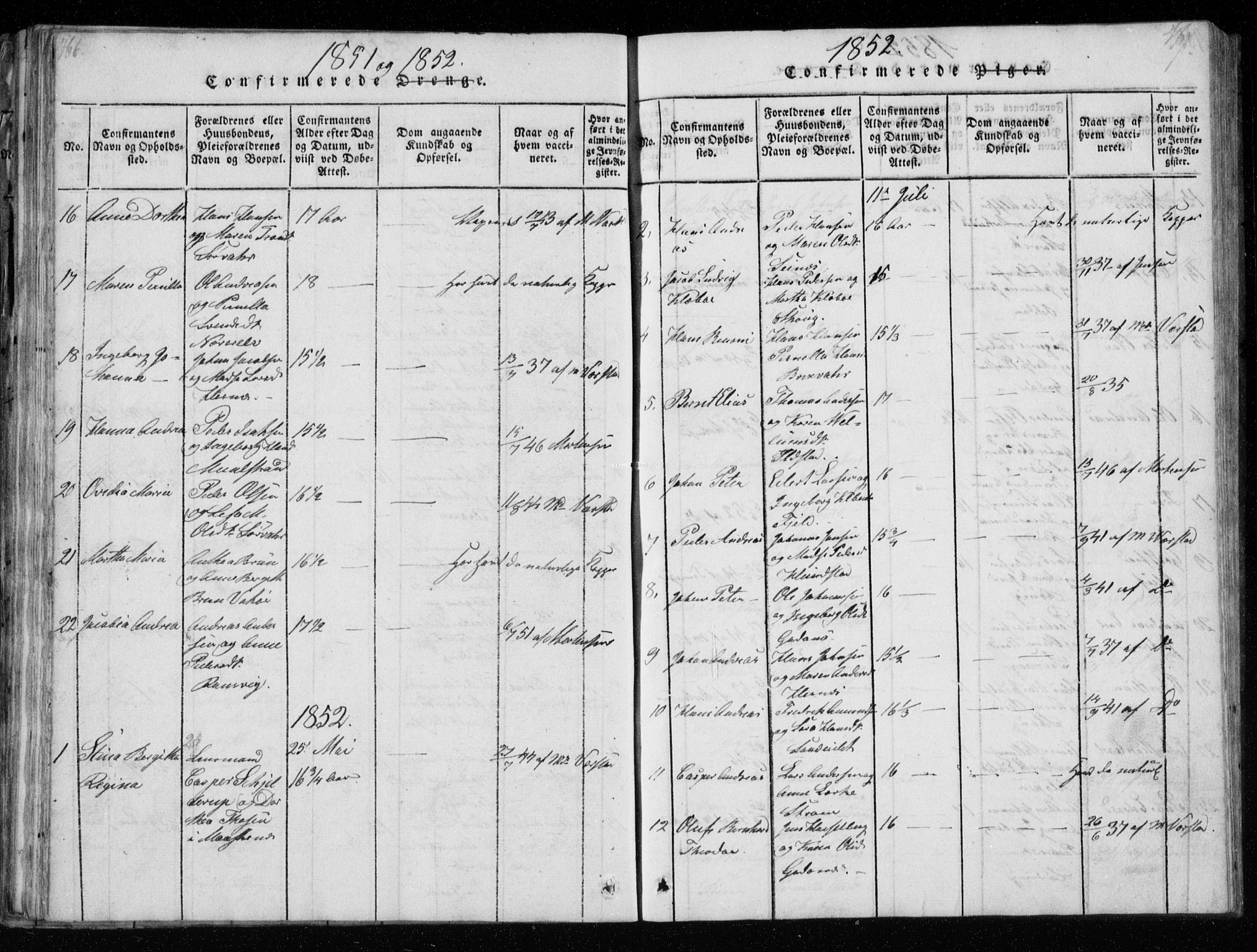 Ministerialprotokoller, klokkerbøker og fødselsregistre - Nordland, AV/SAT-A-1459/801/L0026: Parish register (copy) no. 801C01, 1820-1855, p. 466-467