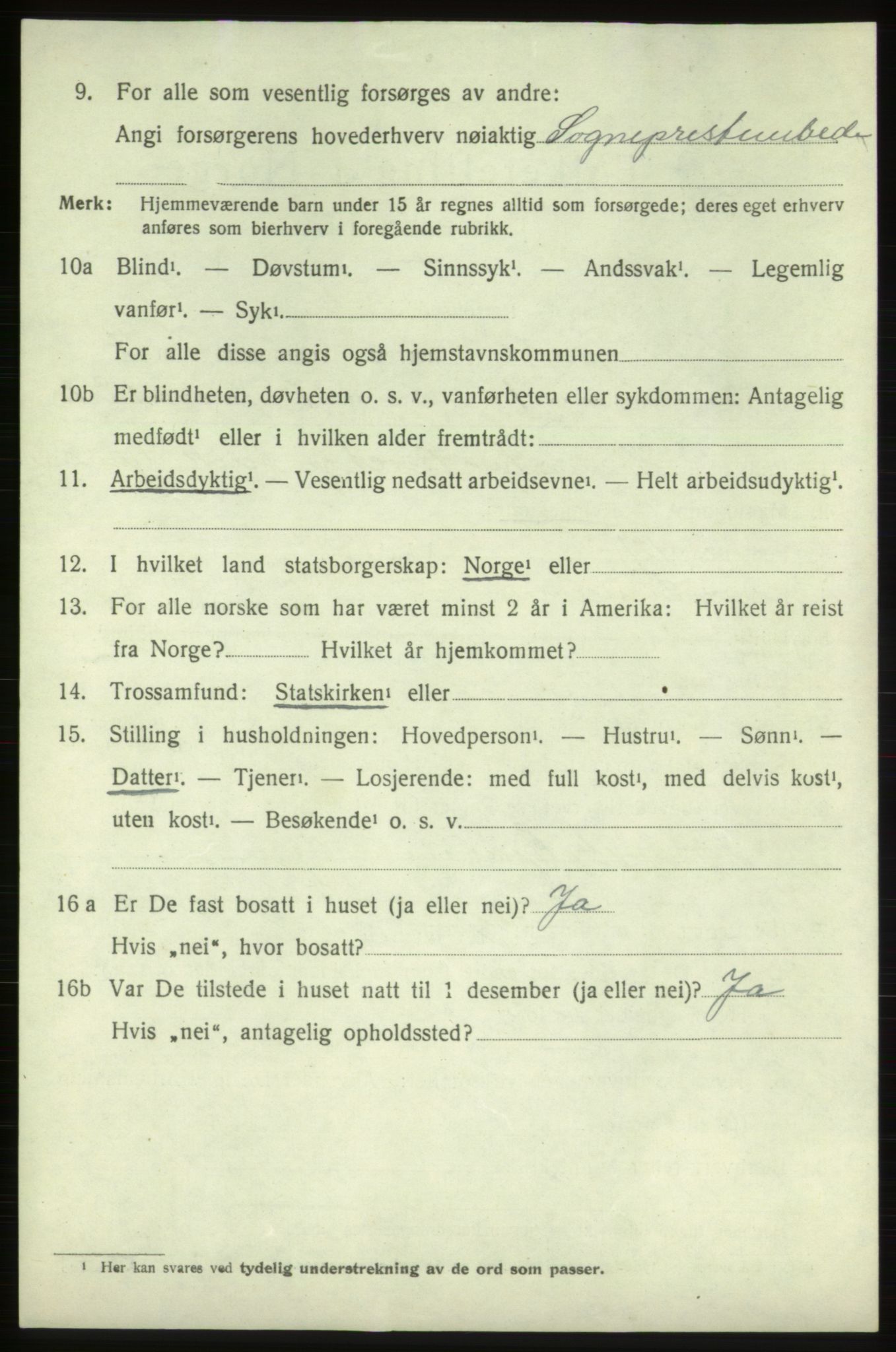 SAB, 1920 census for Vikebygd, 1920, p. 2352