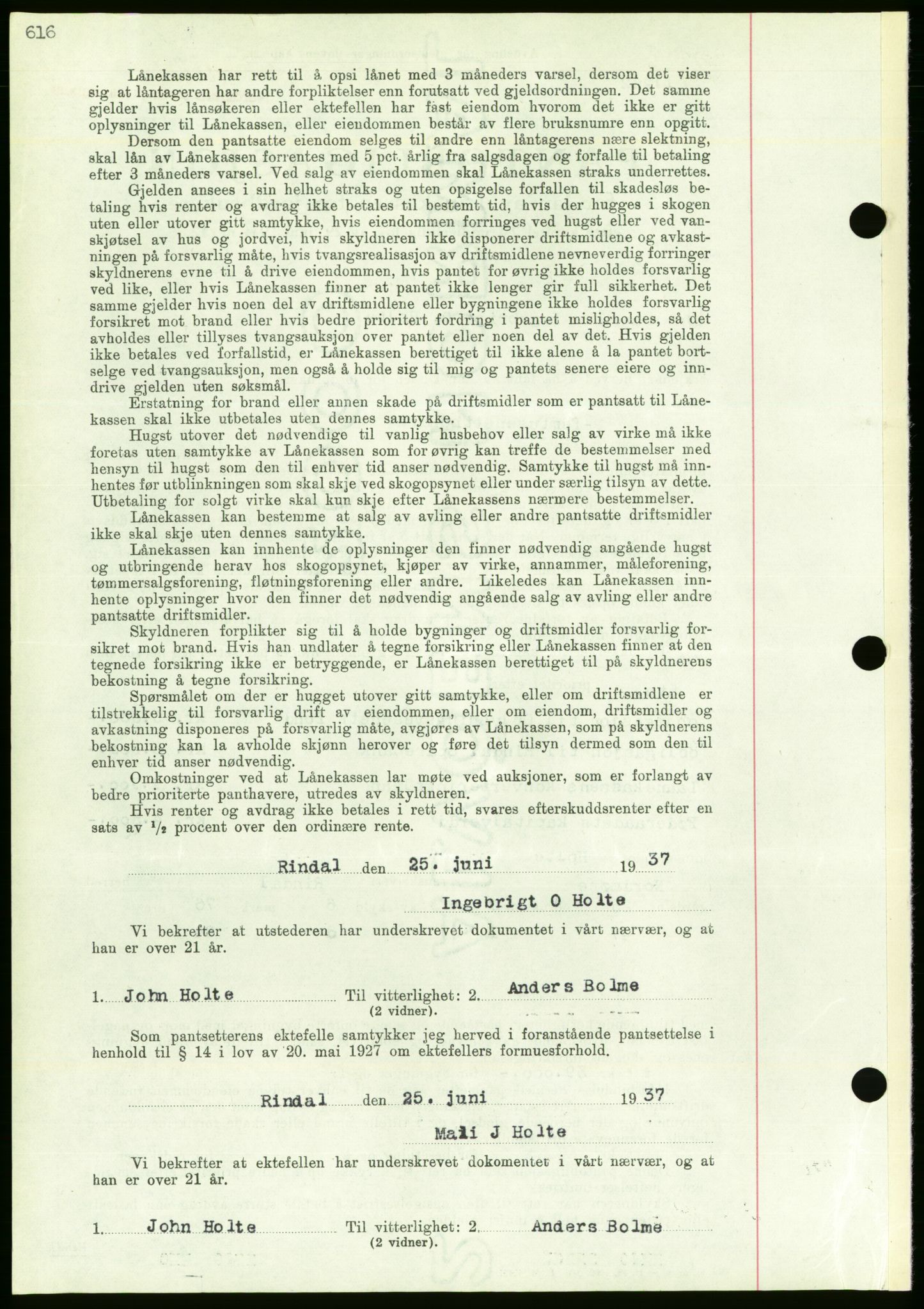 Nordmøre sorenskriveri, AV/SAT-A-4132/1/2/2Ca/L0091: Mortgage book no. B81, 1937-1937, Diary no: : 1726/1937