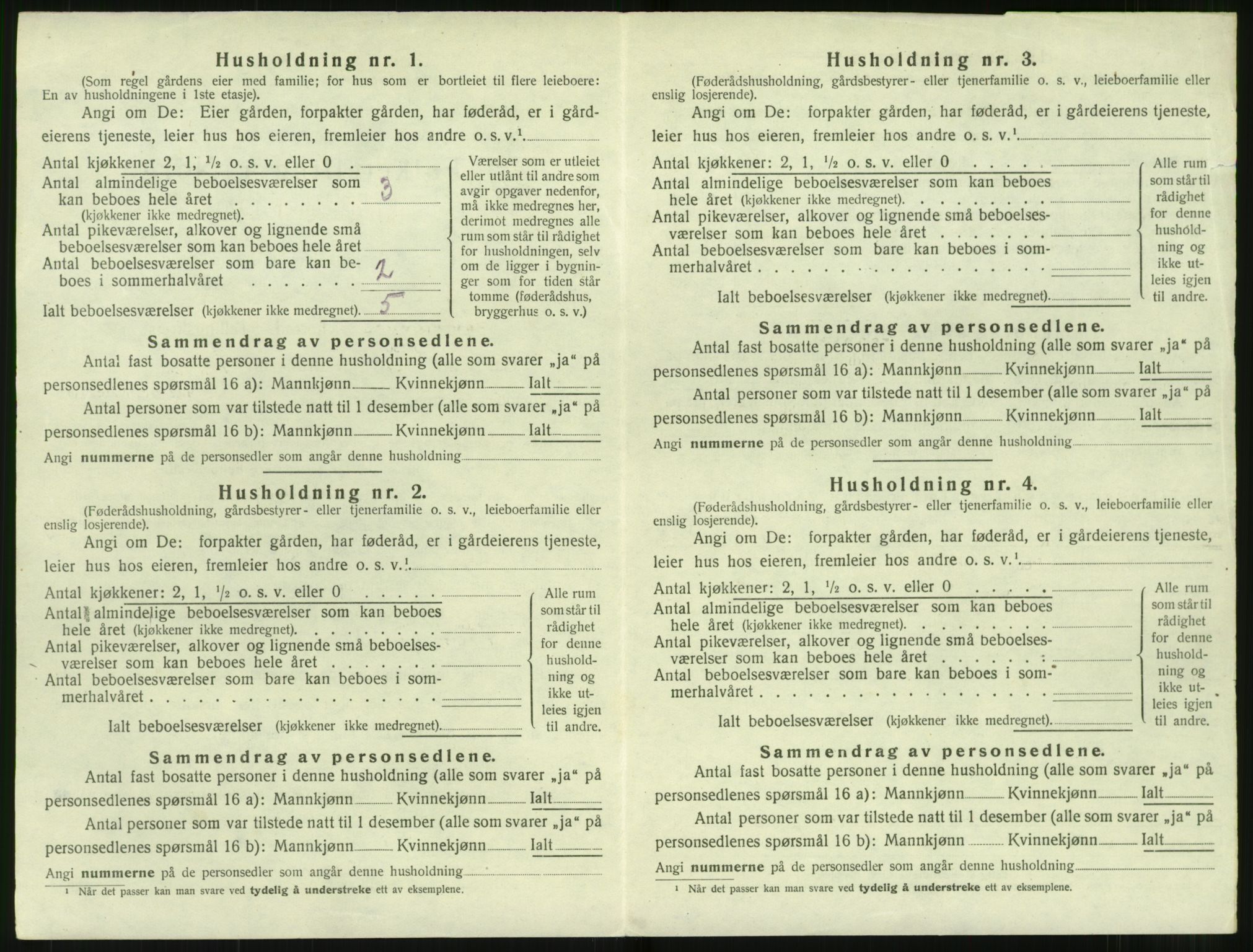 SAT, 1920 census for Norddal, 1920, p. 462